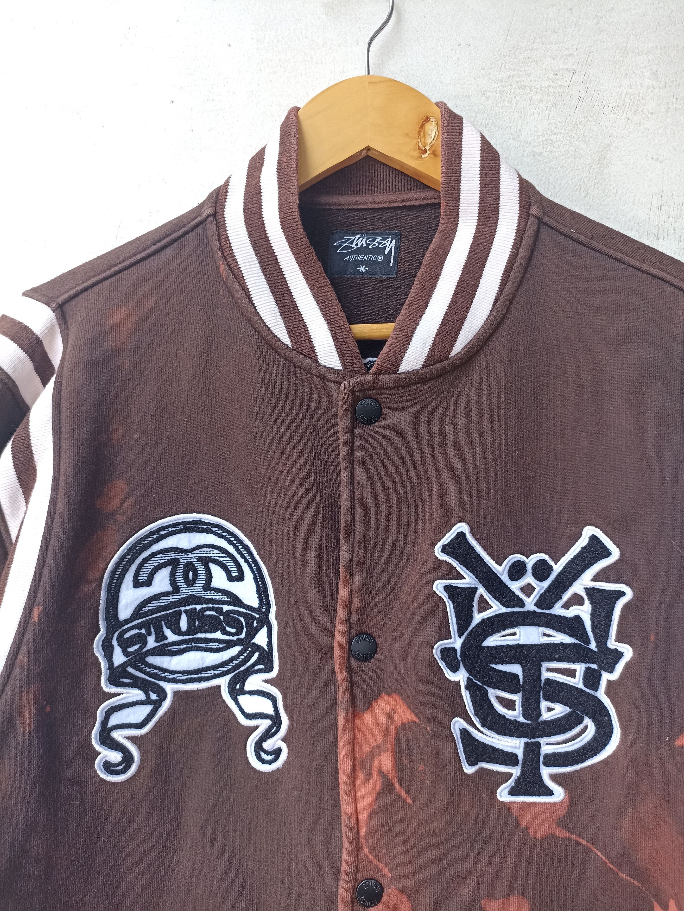 Stussy Stussy sweater Varsity design cotton tye dye Size US M / EU 48-50 / 2 - 4 Thumbnail