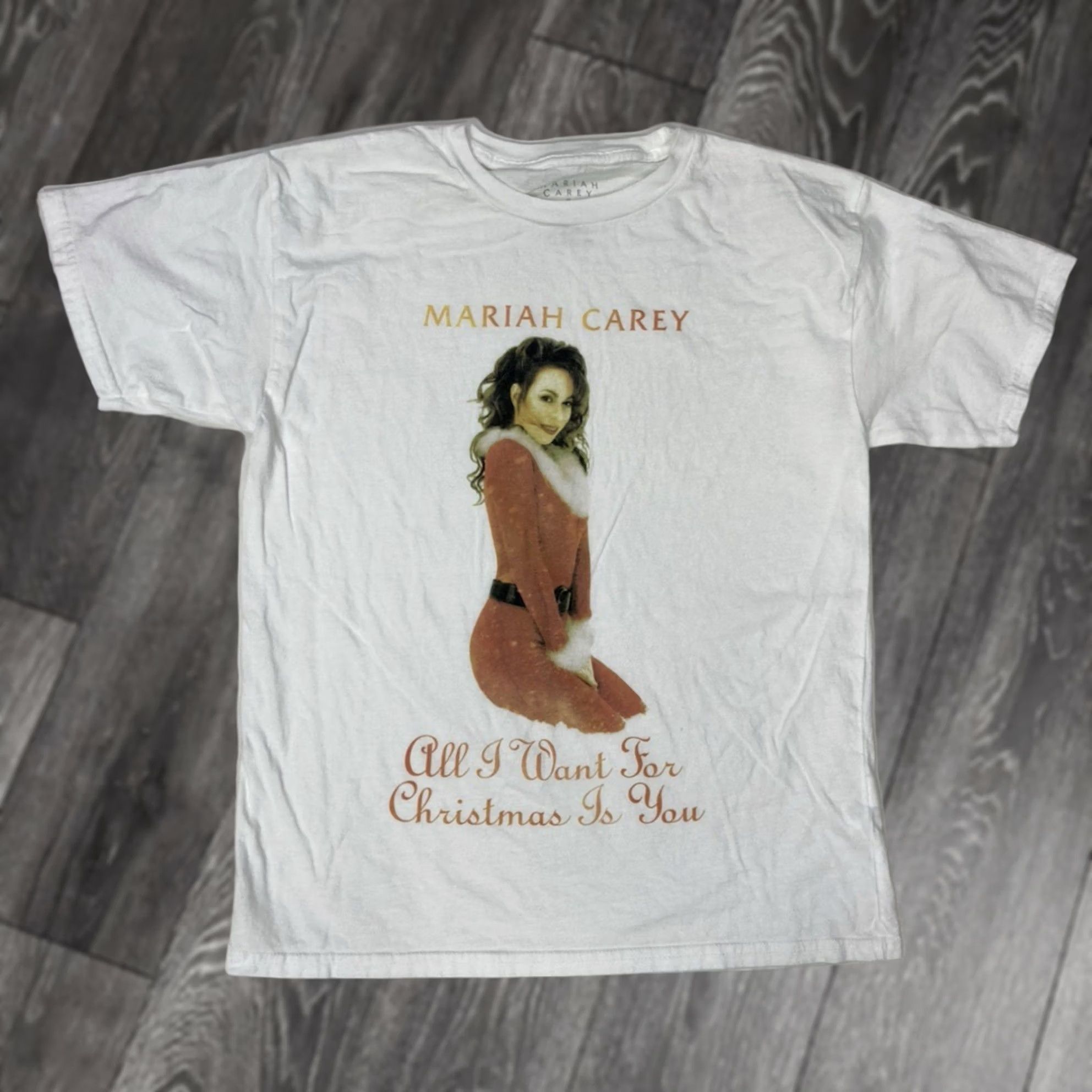 Vintage Mariah Carey All I Want For Christmas Is You Graphic Shirt Women Small Music Size S / US 4 / IT 40 - 1 Thumbnail