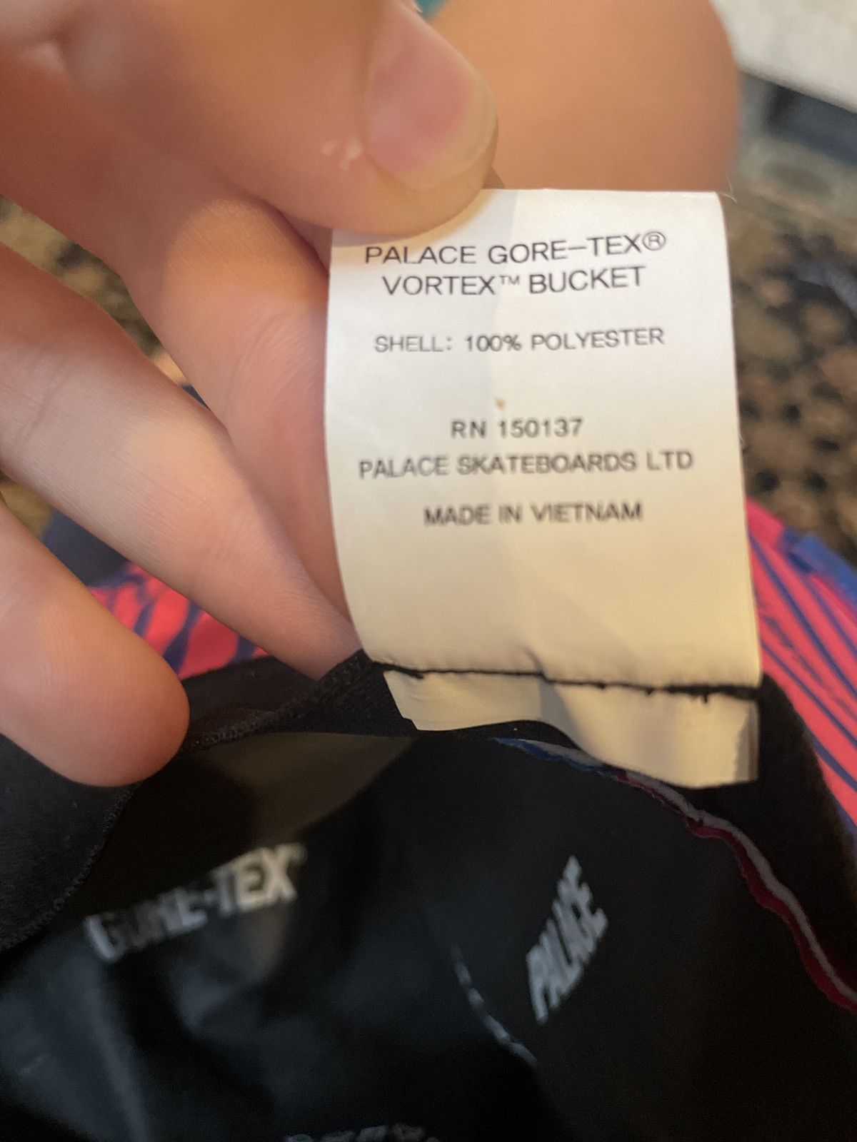 Palace Palace Gore-Tex vortex bucket hat (S/M) Size ONE SIZE - 5 Thumbnail