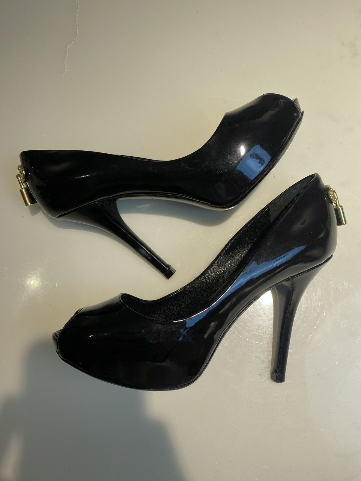 Louis Vuitton LV Oh Really! Peep Toe Heels 35 Size US 5 / IT 35 - 9 Thumbnail