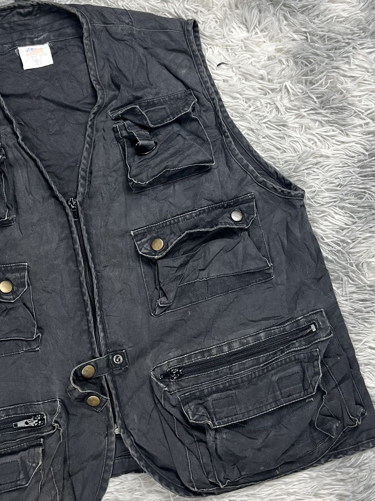 Vintage Vintage Multi-Pocket Cargo Vest jacket Size US M / EU 48-50 / 2 - 3 Thumbnail