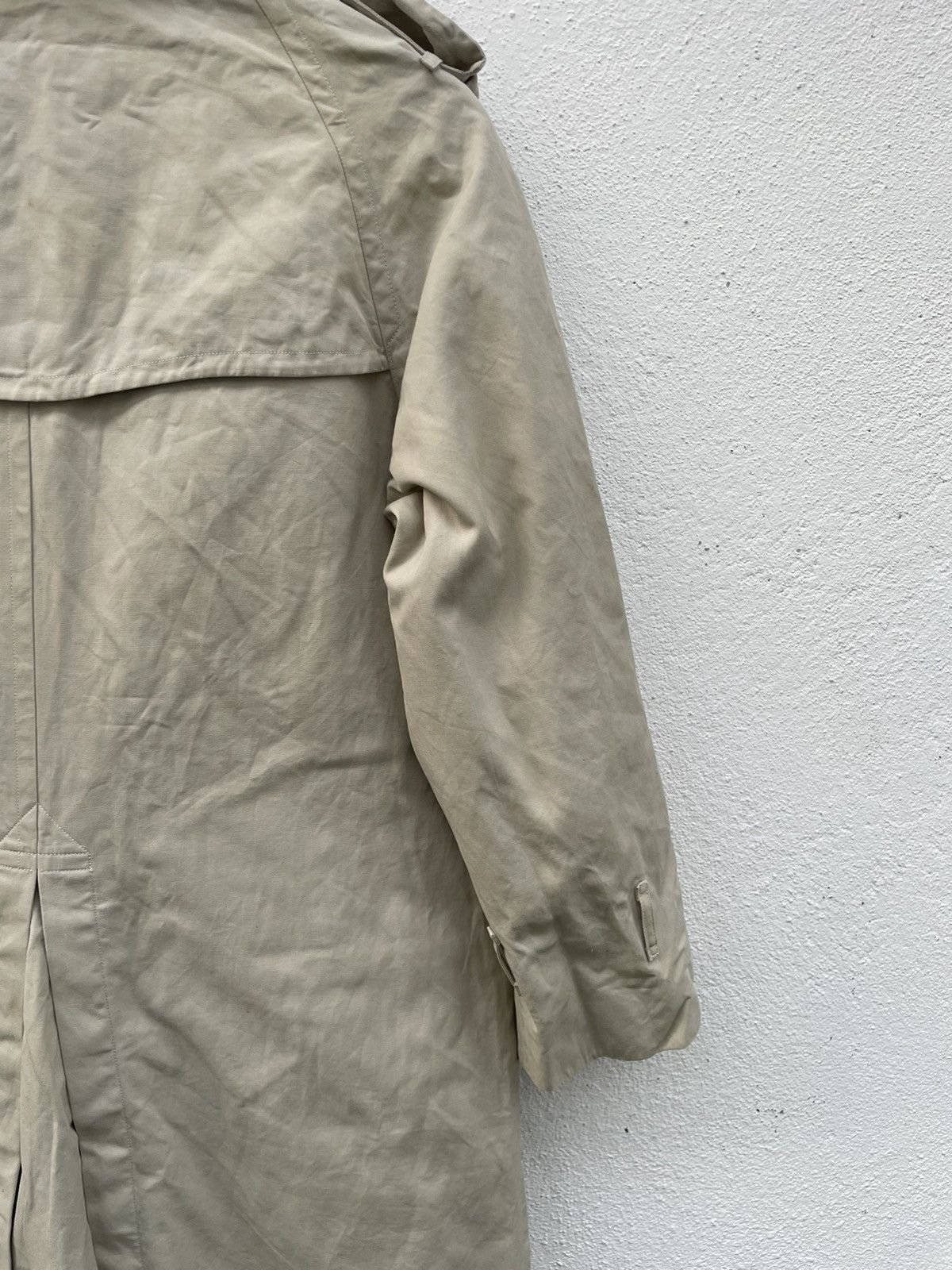 Burberry Prorsum × Vintage Vintage Burberrys Double Breasted Nova Check Trench Jacket Size US M / EU 48-50 / 2 - 8 Thumbnail
