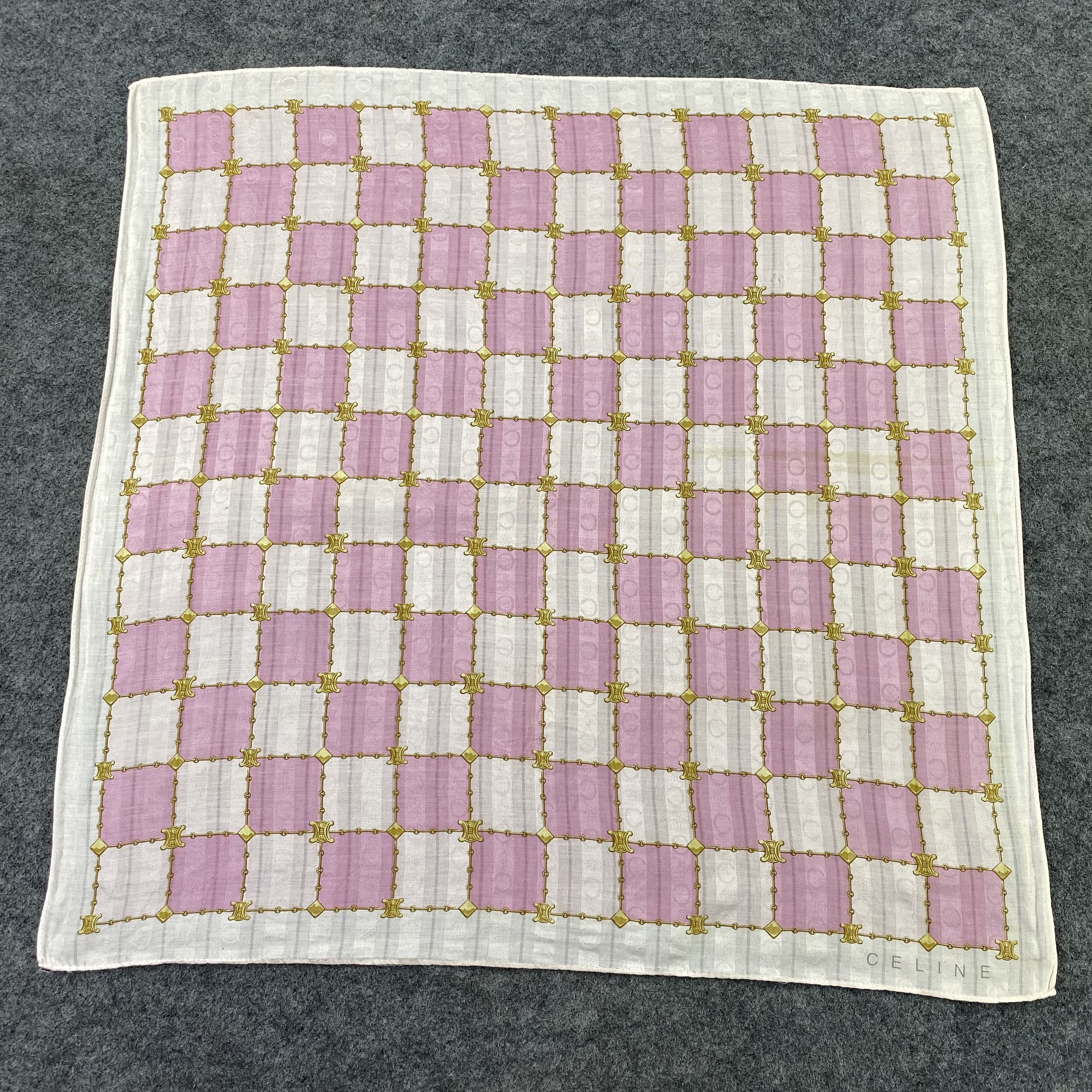 Celine × Vintage Celine Handkerchief / Bandana / NeckerchiefB754 Size ONE SIZE - 3 Thumbnail