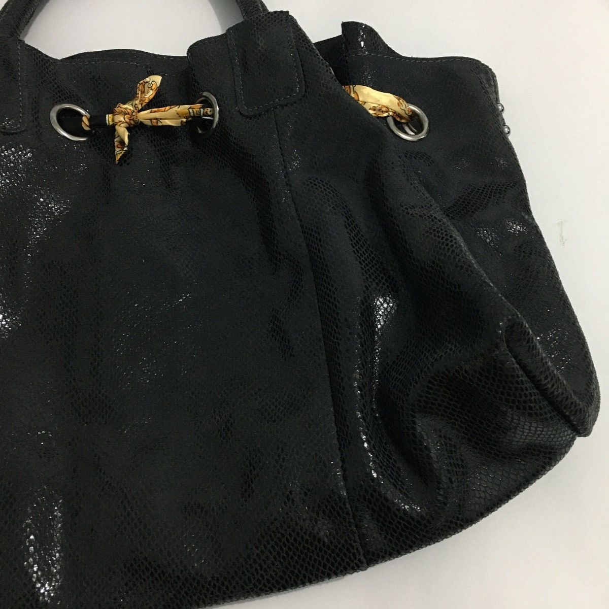 Marni Marni Big Buddha Faux Snake Skin Leather Shoulder Bag Size ONE SIZE - 6 Thumbnail