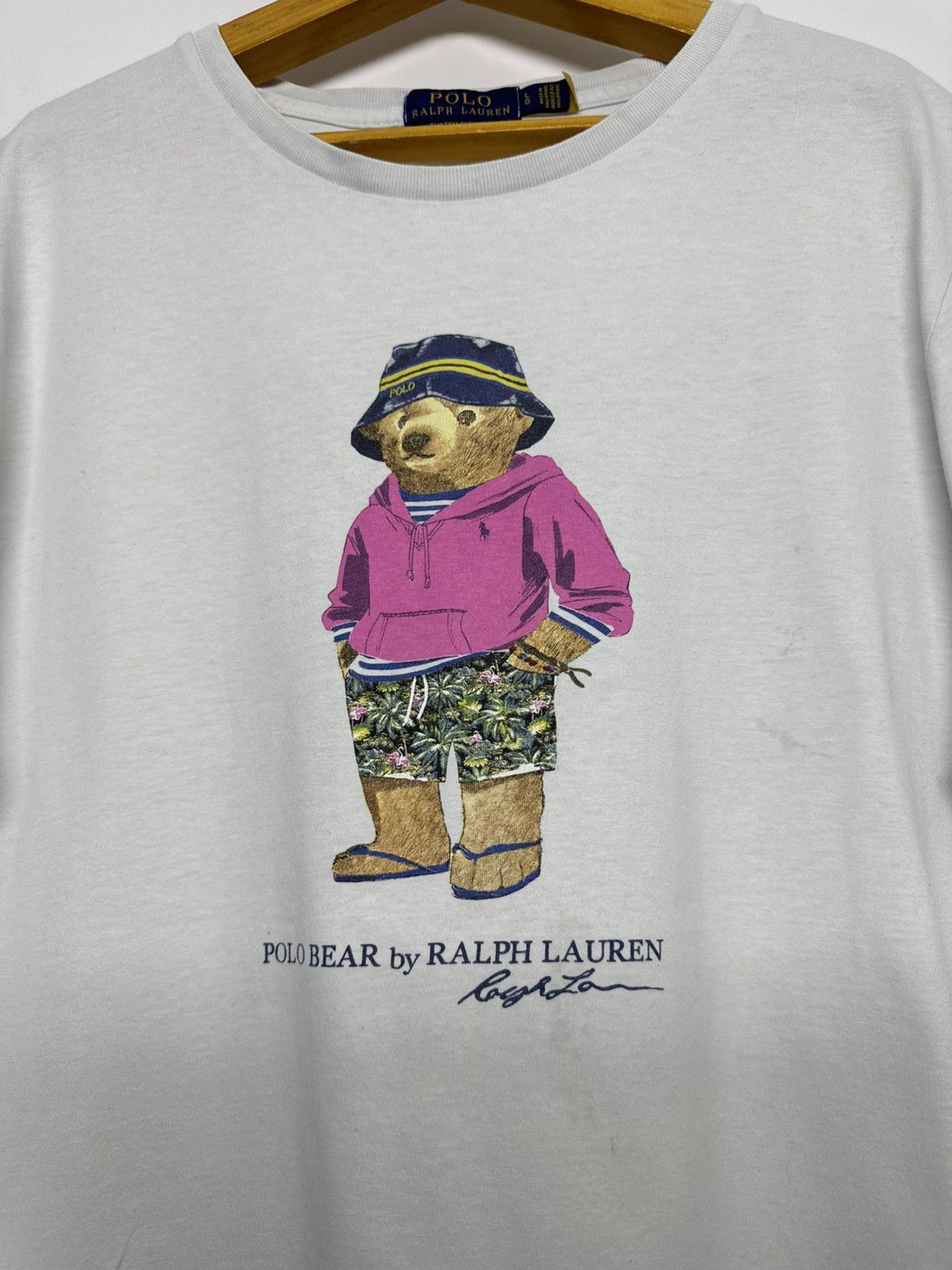 Polo Ralph Lauren Vintage Luxury Polo Ralph Lauren Bear tee Size US L / EU 52-54 / 3 - 2 Thumbnail
