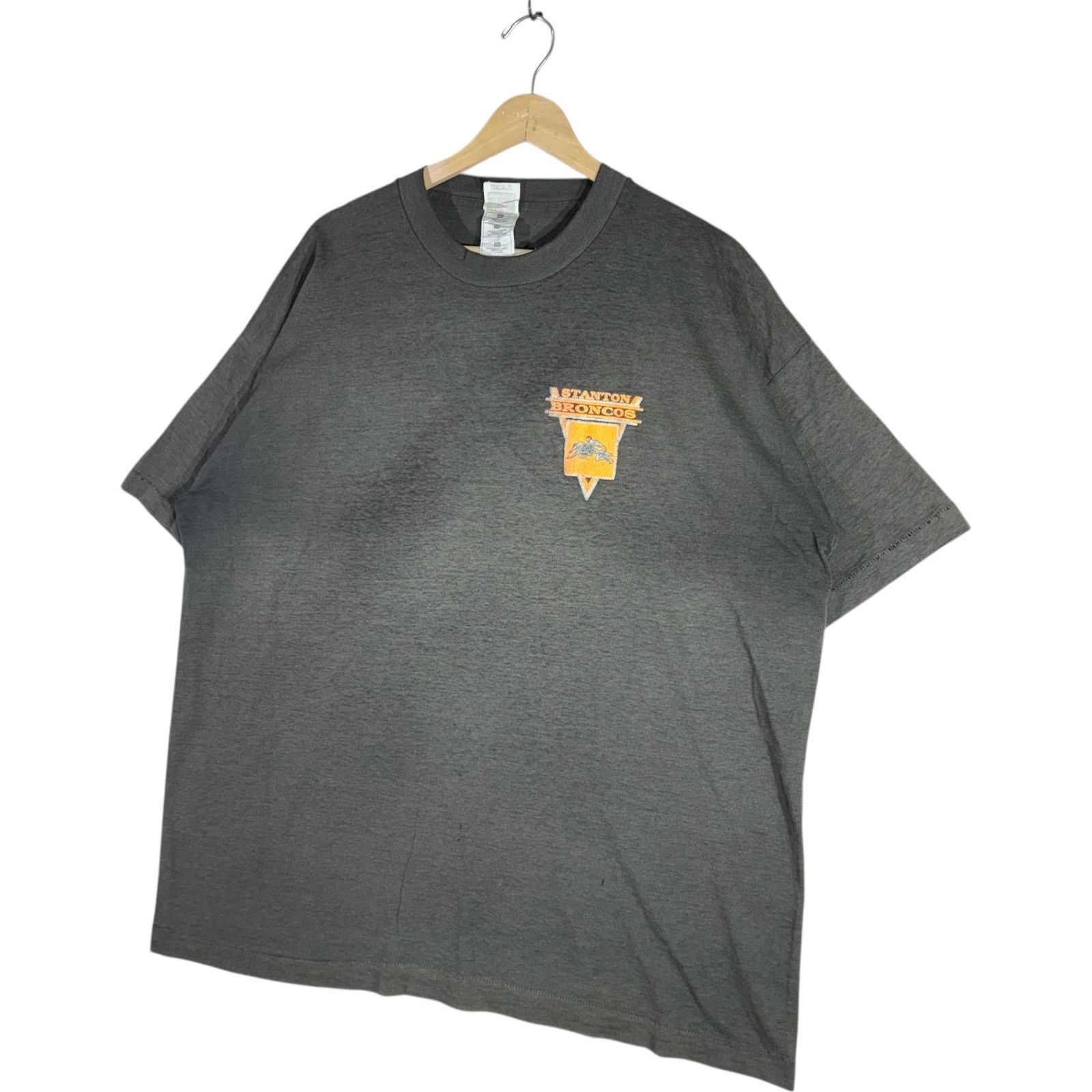 Fruit Of The Loom Vintage John B. Stanton Elementary School Broncos Tee XXL Size US XXL / EU 58 / 5 - 3 Thumbnail