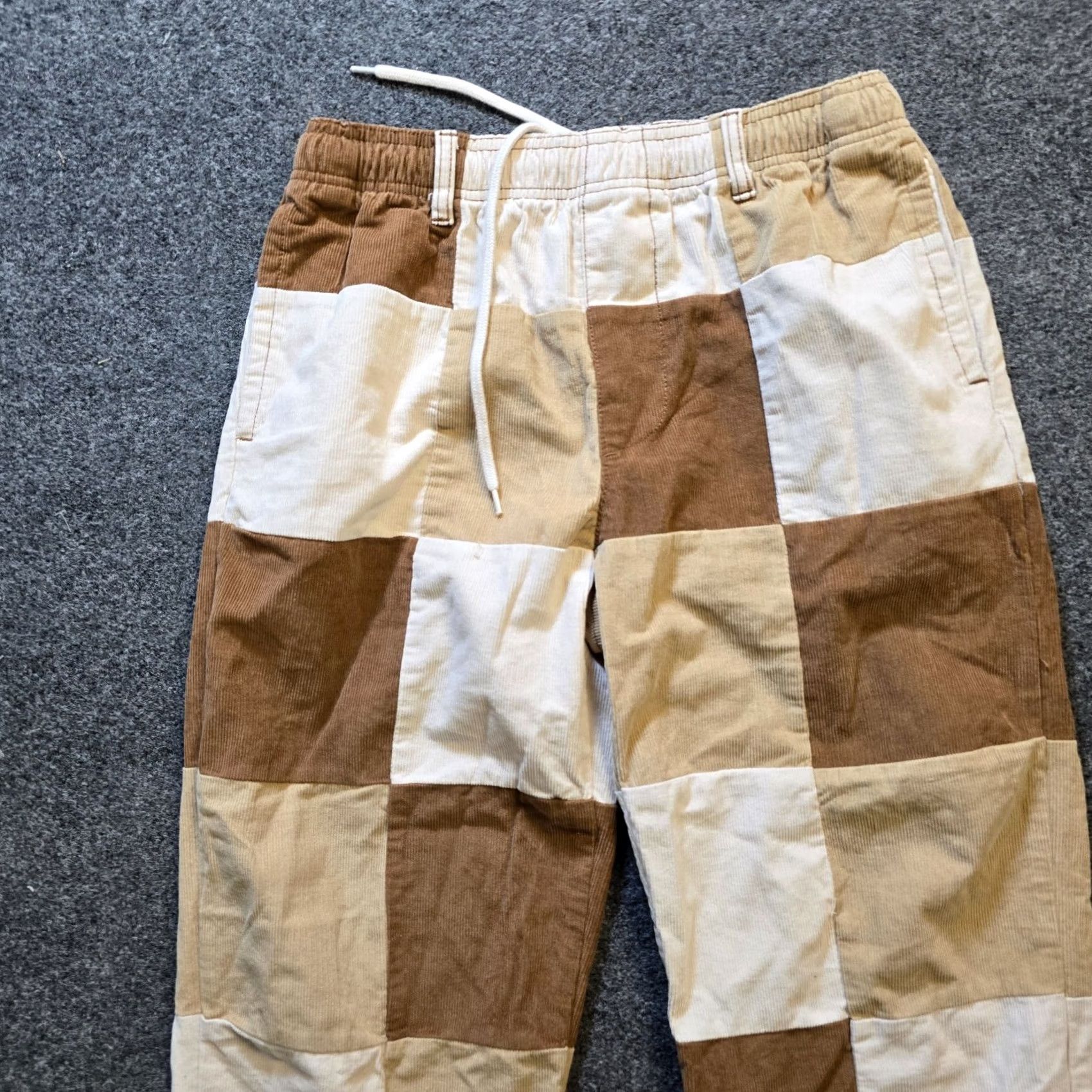 Urban Outfitters Urban Outfitters Pants Womens Medium Brown Patchwork Corduroy Straight Leg Size 32" / US 10 / IT 46 - 3 Thumbnail