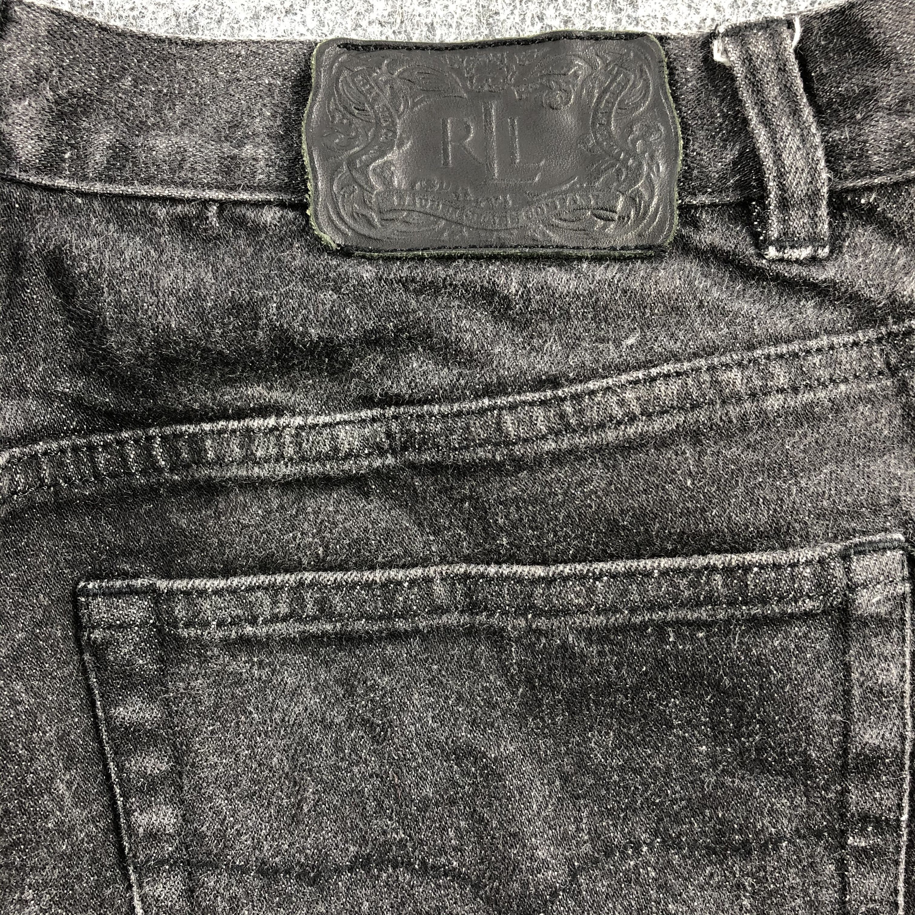 Ralph Lauren Faded Black Vintage Ralph Lauren Jeans Straight Denim-J1092 Size US 31 - 5 Thumbnail