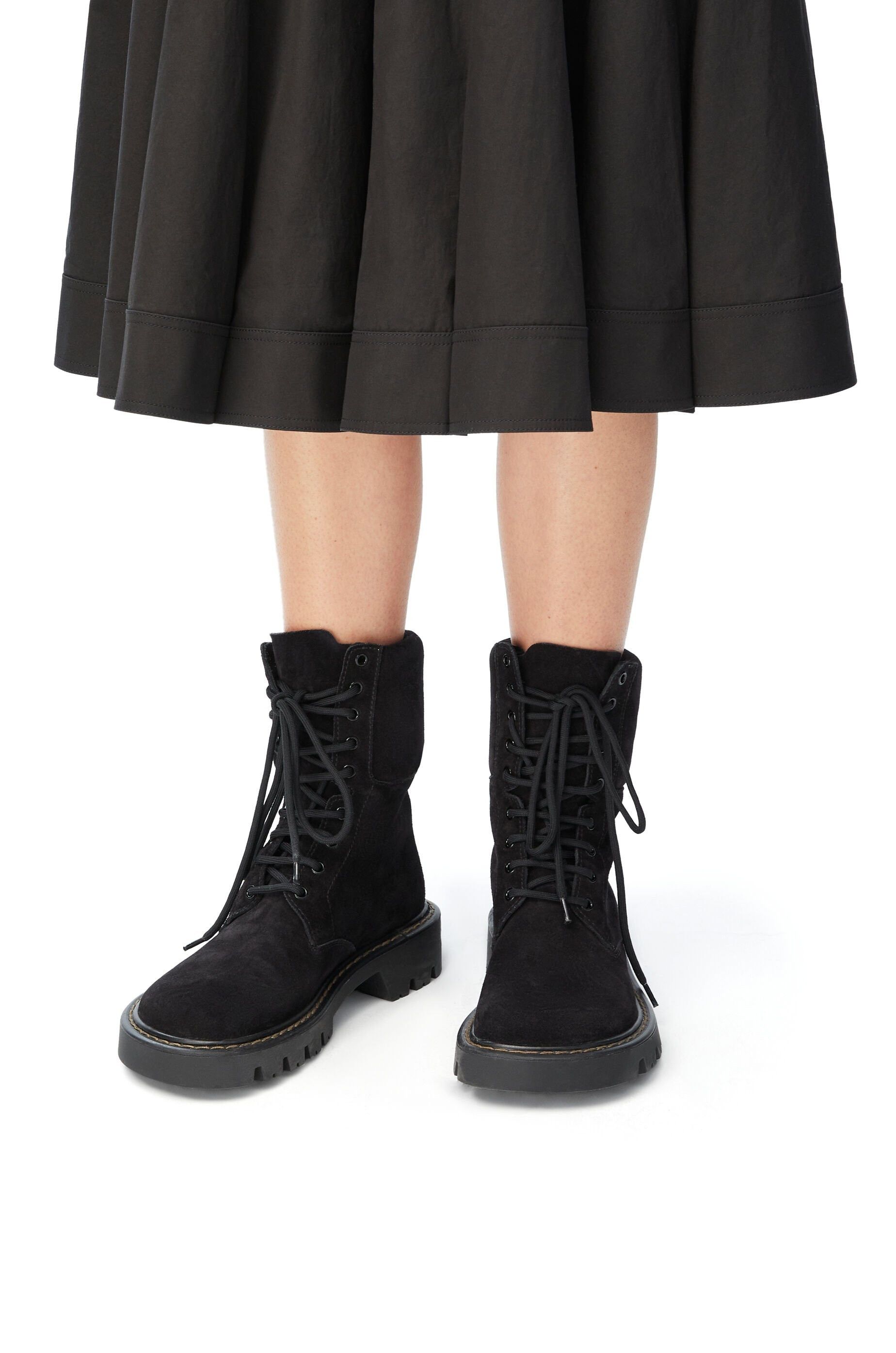 Loewe o1in1g0426 Sierra Combat Boots in Black Size US 8 / IT 38 - 2 Thumbnail