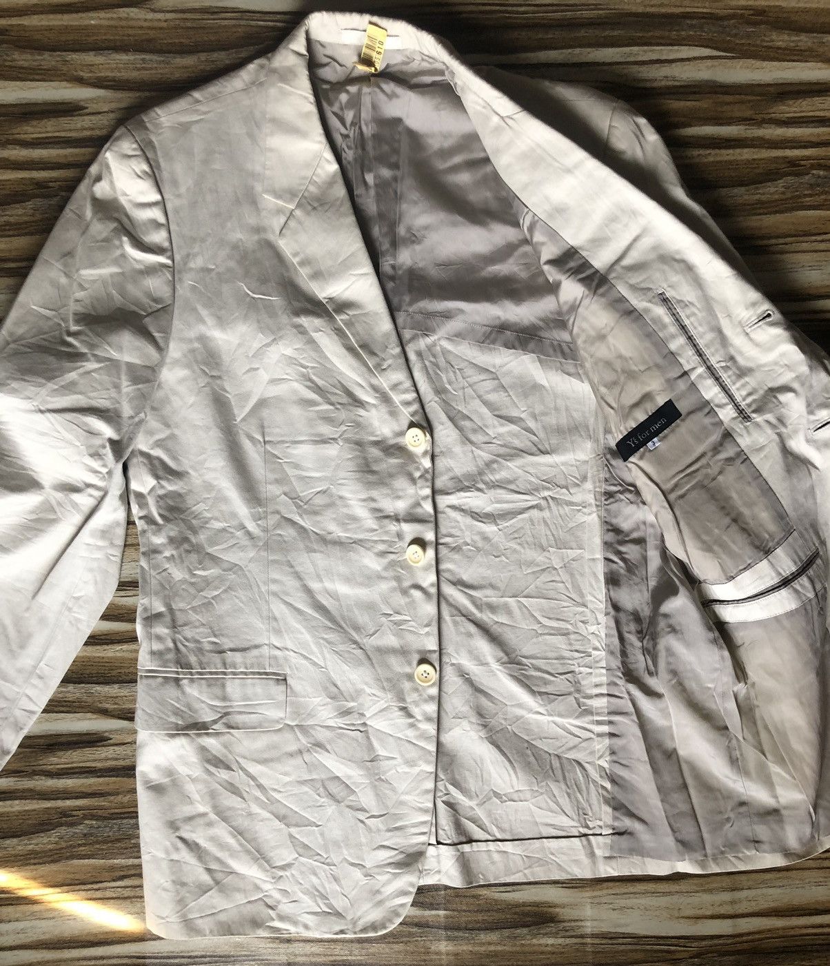 Y's for Men × Yohji Yamamoto Y’s men blazer light grey Size 48R - 1 Thumbnail