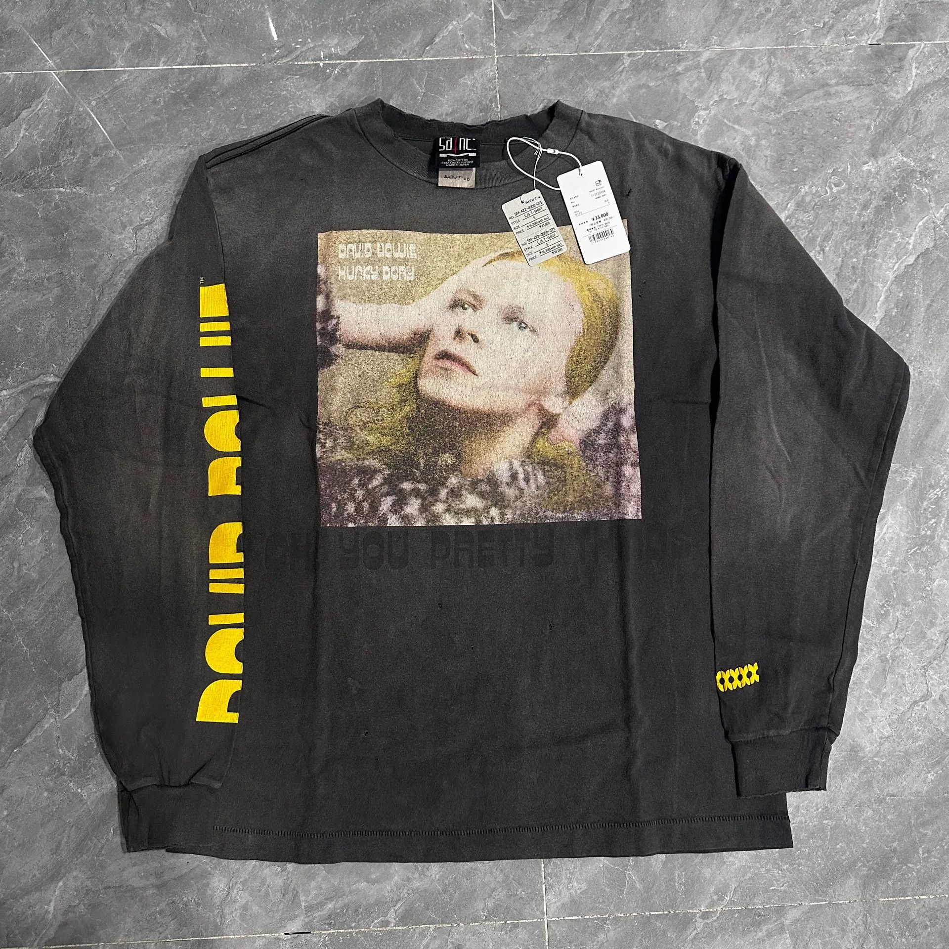 Saint Michael Saint Michael Washed Black Portrait Long-Sleeve Size US S / EU 44-46 / 1 - 1 Thumbnail