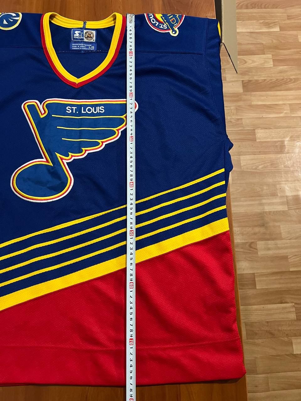NHL 90’S ST LOUIS BLUES #3 STARTER HOCKEY JERSEY SHIRT SIZE L Size US L / EU 52-54 / 3 - 17 Thumbnail