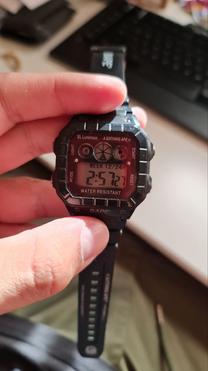 Bape 2020 SUMMER COLLECTION DIGITAL BAPE WATCH Size ONE SIZE - 1 Thumbnail