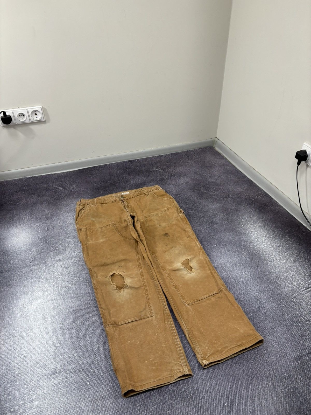 Carhartt Vintage Carhartt Double Knee USA Carpenter Hype Baggy Pants Size US 36 / EU 52 - 9 Thumbnail