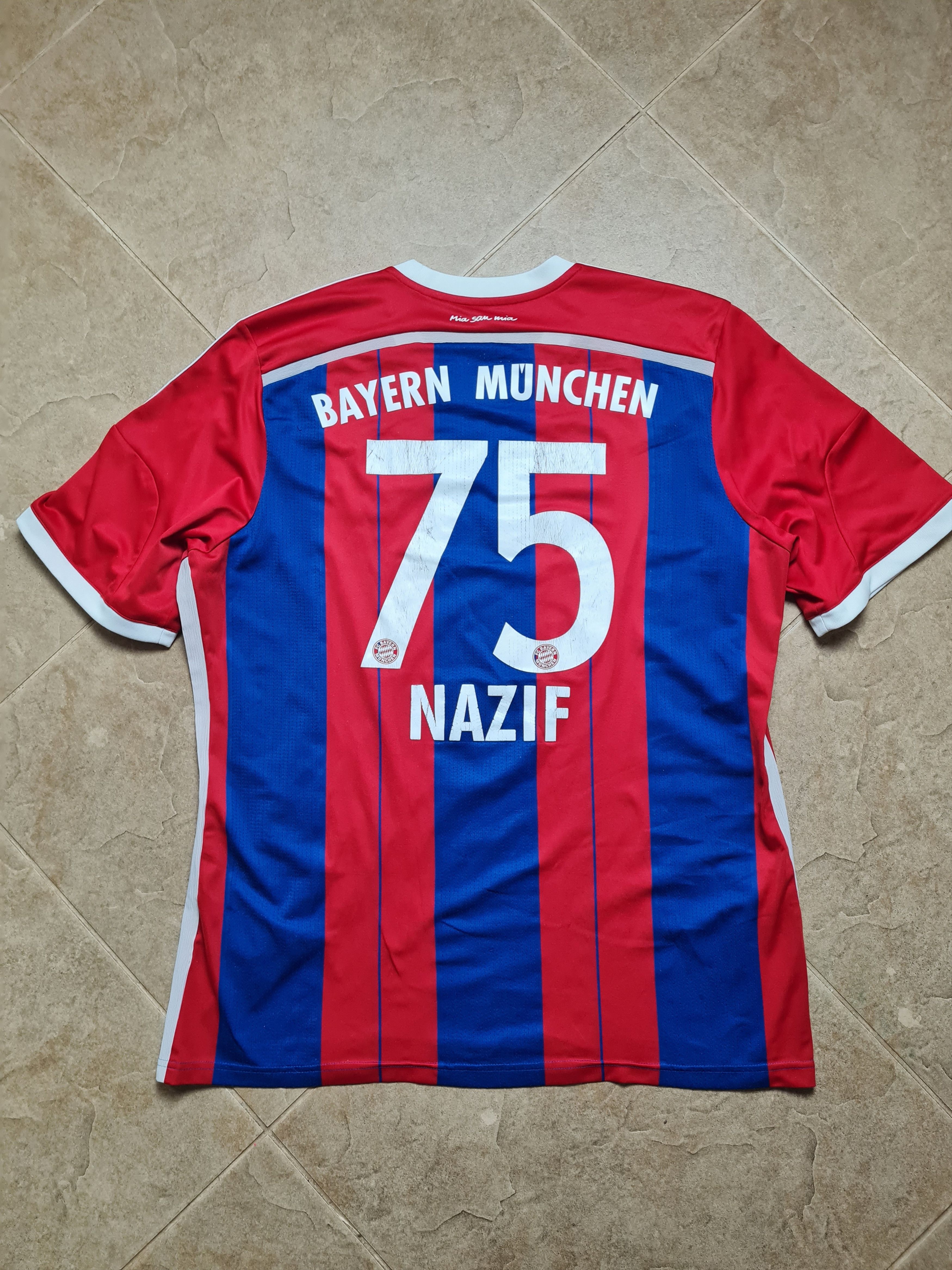 Adidas ADIDAS BAYERN MUNICH 14/15 Shirt 75 Nazif Hajdarovic F48499 Size US XL / EU 56 / 4 - 1 Thumbnail