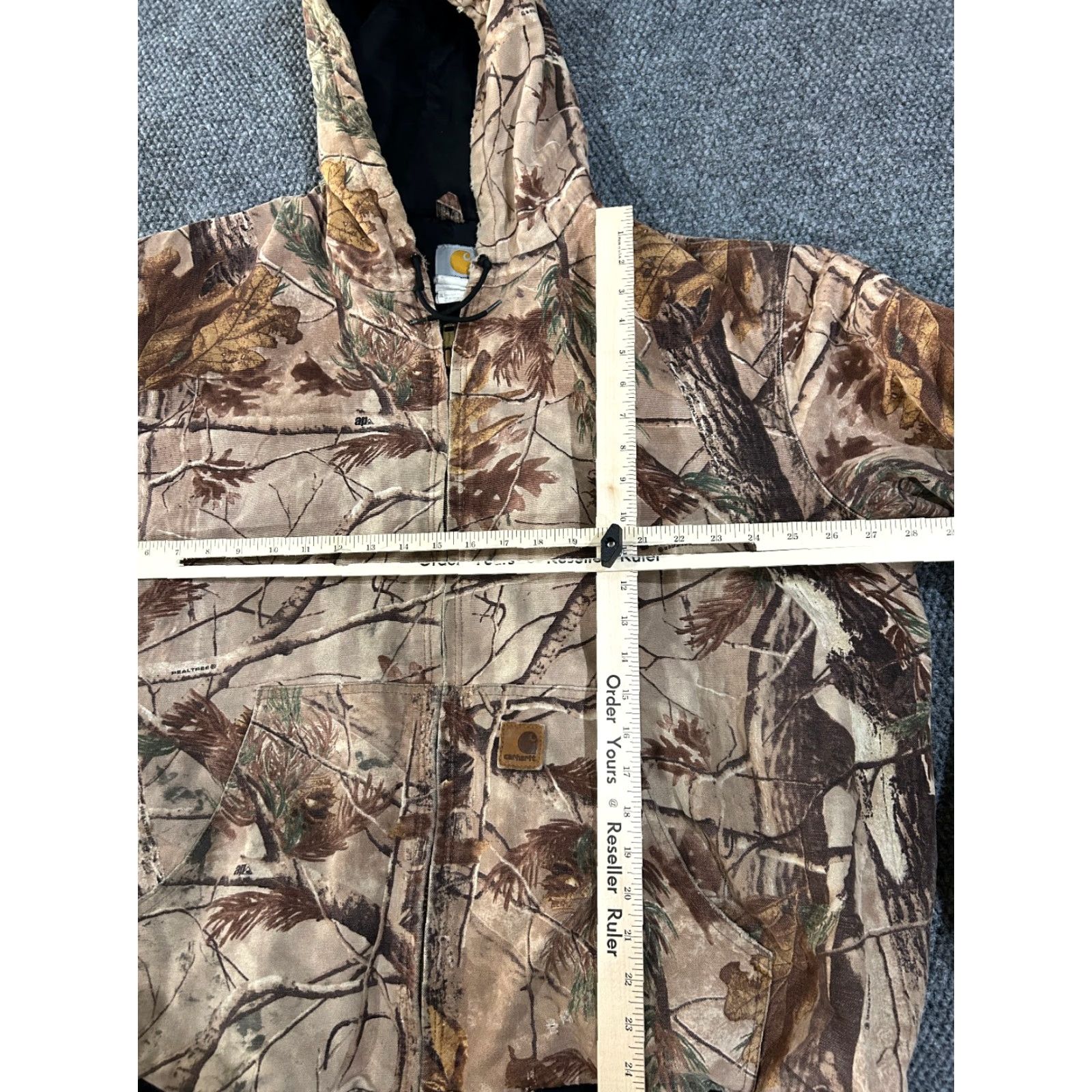 Carhartt VINTAGE Carhartt Camouflage Jacket Mens XL Tall Brown Hunting Workwear Jacket / Coat Gel? Size US XL / EU 56 / 4 - 6 Thumbnail