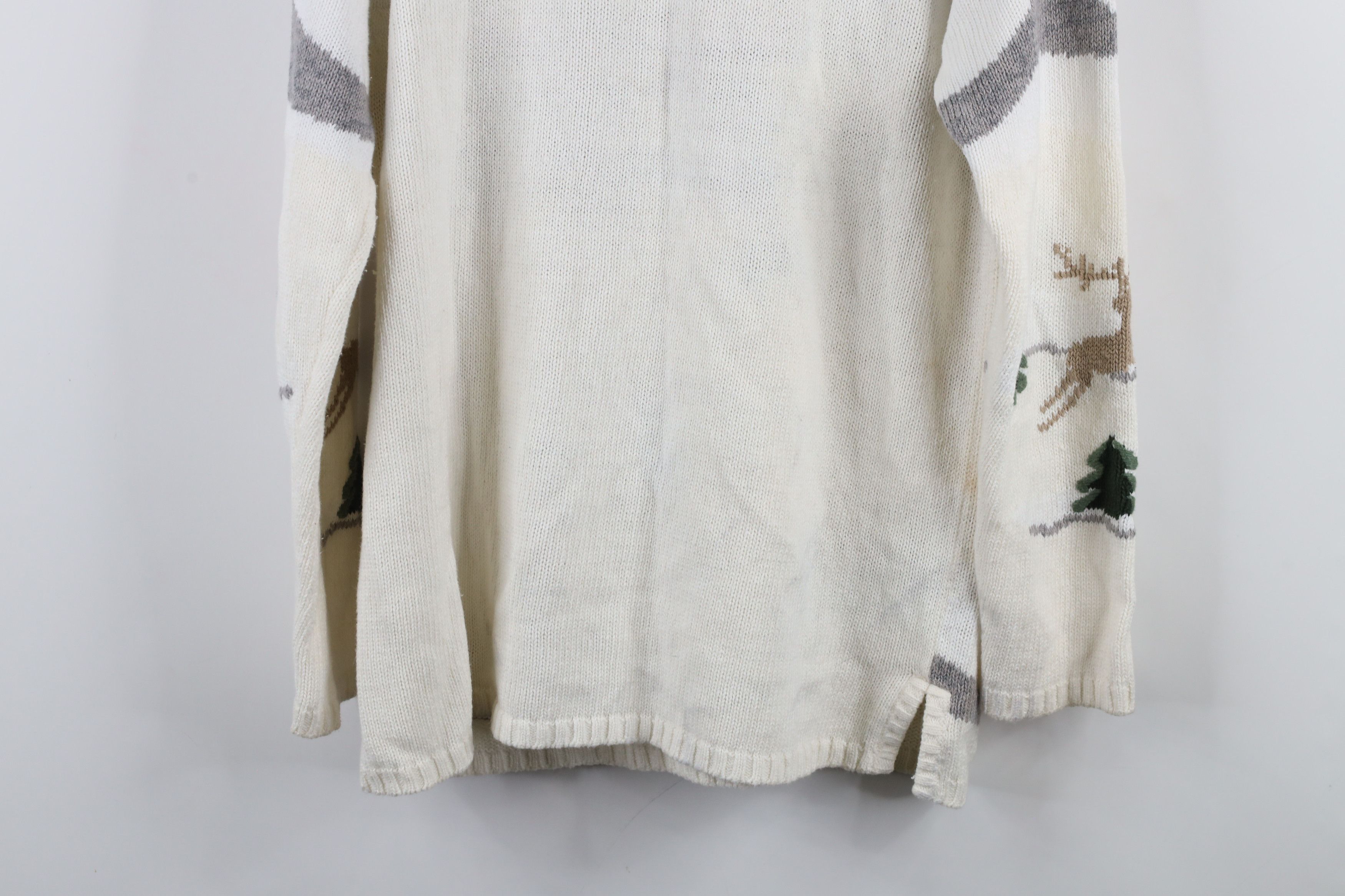 Vintage Vintage 90s Streetwear Snow Town All Over Print Sweater Size S / US 4 / IT 40 - 14 Thumbnail