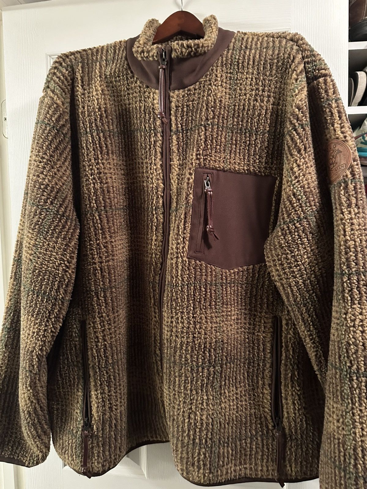 Polo Ralph Lauren Polo by Ralph Lauren Brown Sherpa zip heavy sweater 2XL Size US XXL / EU 58 / 5 - 1 Thumbnail