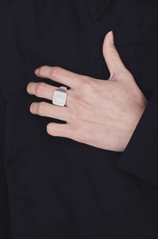 Yohji Yamamoto Yohji Yamamoto BRASS SQUARE RING US 6.5 Size ONE SIZE - 4 Thumbnail