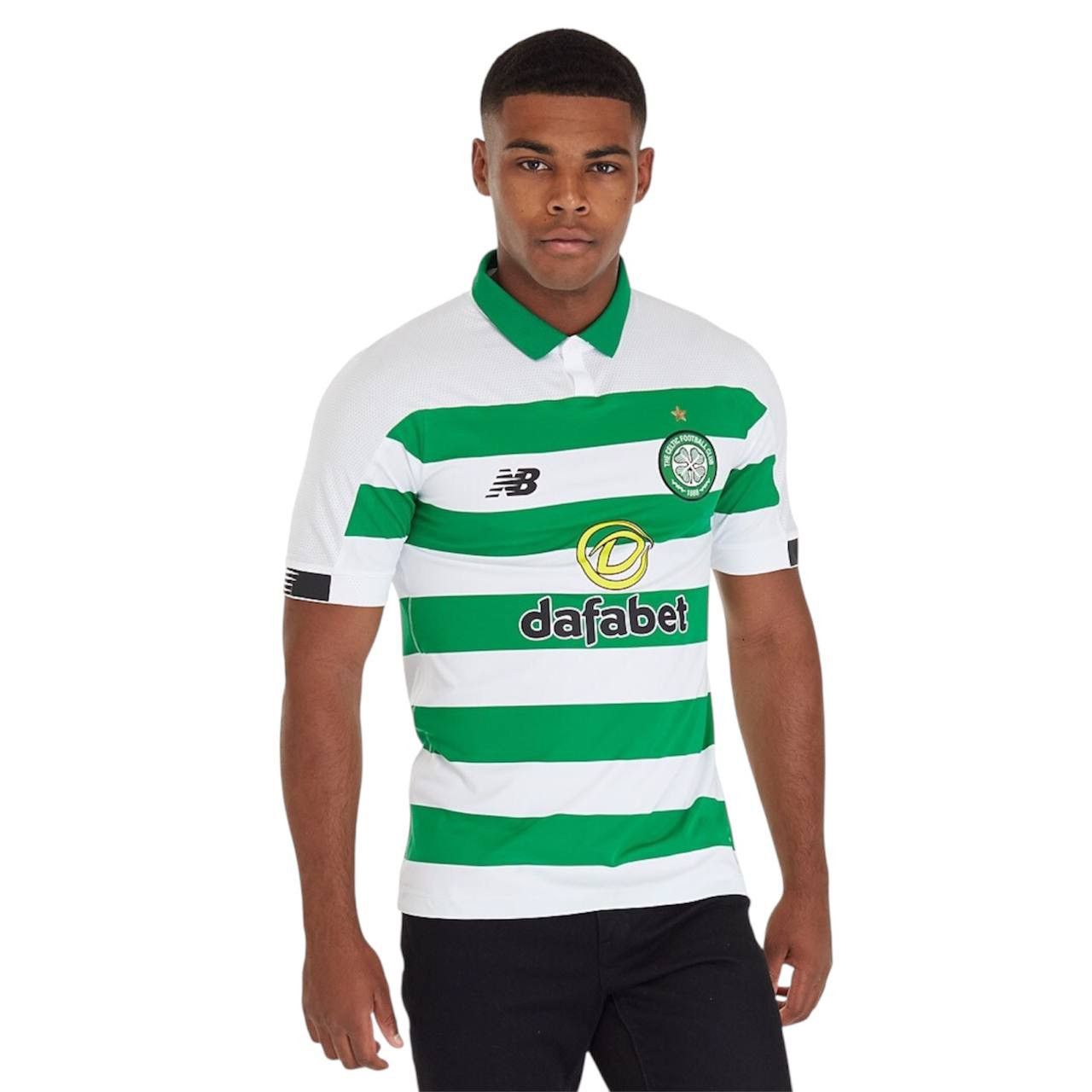 New Balance 2019/20 CELTIC FC HOME SOCCER JERSEY FOOTBALL SHIRT NB SZ L Size US L / EU 52-54 / 3 - 2 Thumbnail
