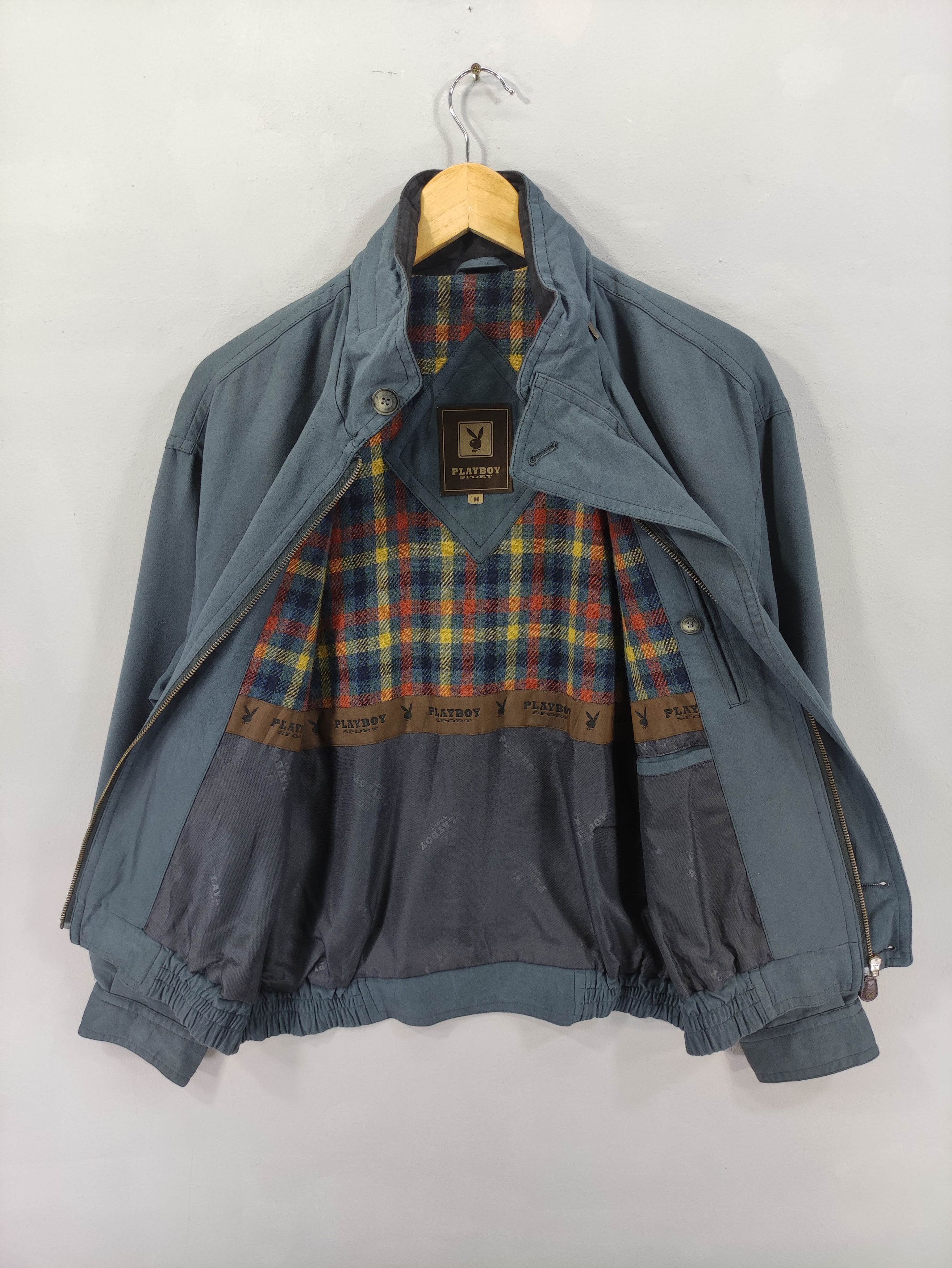 Playboy Vintage PlayBoy Sports Casual Jacket Zipper With Hoodie Size US L / EU 52-54 / 3 - 4 Thumbnail