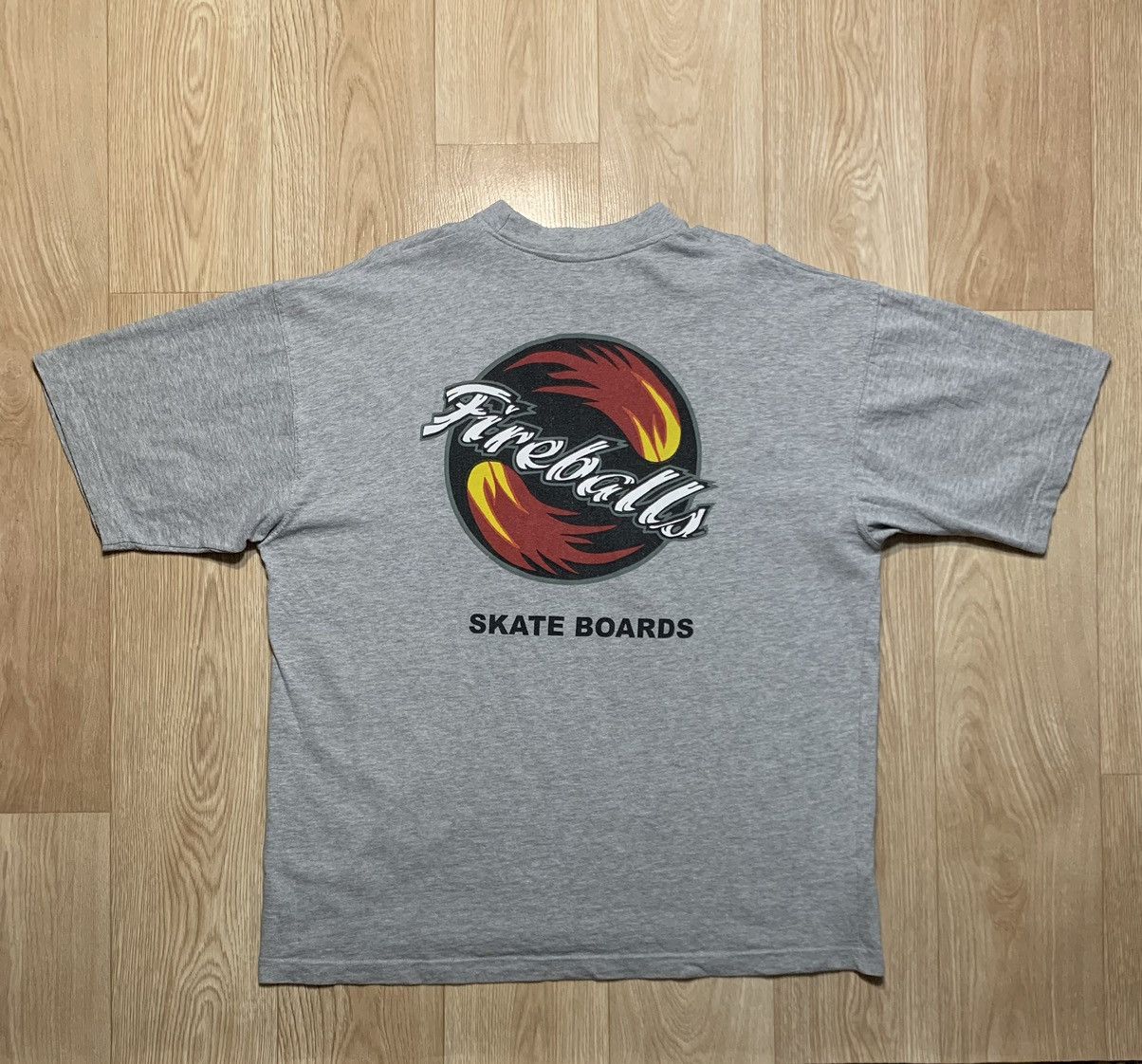 Powell Peralta Vintage Fireballs Skate Boards Oversized T-Shirt Size US XL / EU 56 / 4 - 1 Thumbnail