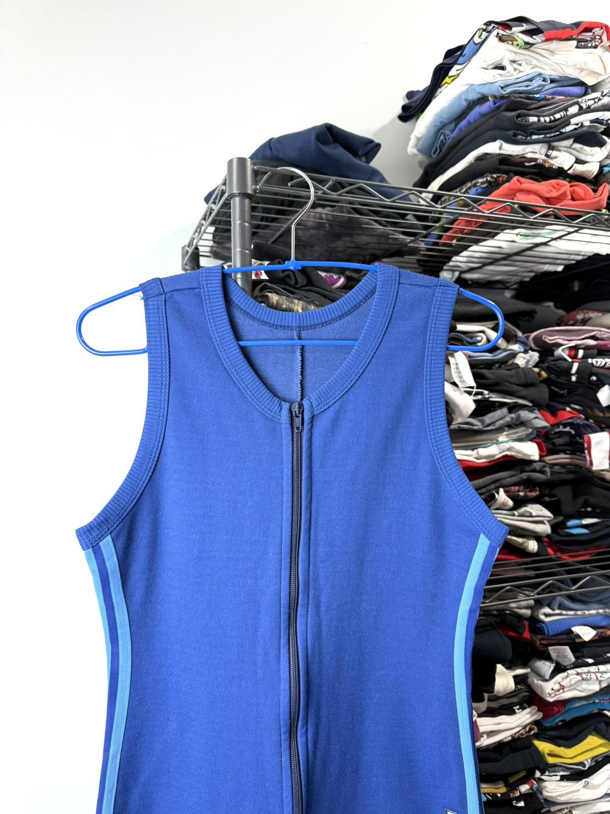 Adidas Rare! Vintage Adidas Cycle Pants Jersey T Shirt Overalls Size US 40 / EU 56 - 2 Thumbnail