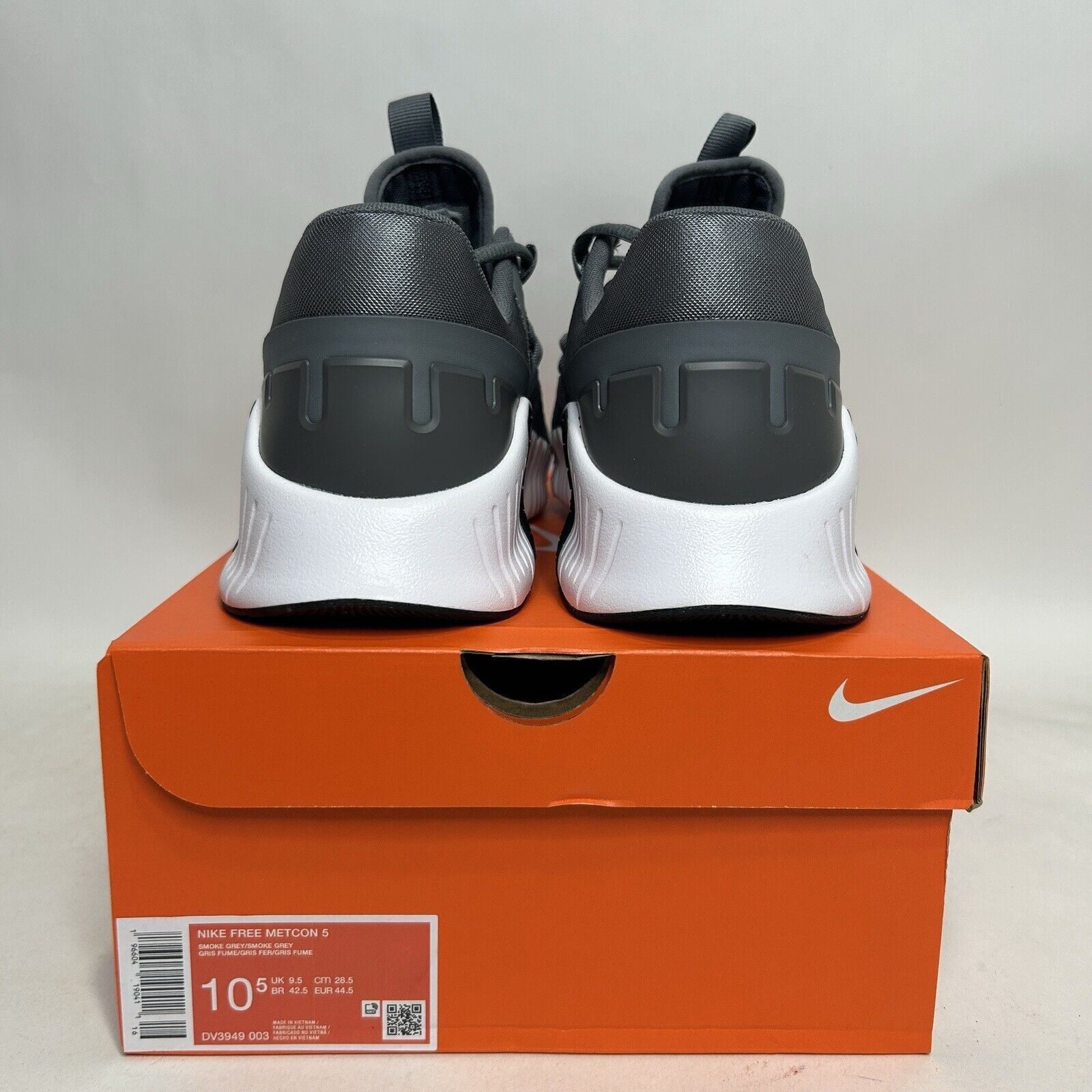 Nike Nike Free Metcon 5 TB “Gunsmoke/Grey White Black” 2024 Size US 10.5 / EU 43-44 - 4 Thumbnail