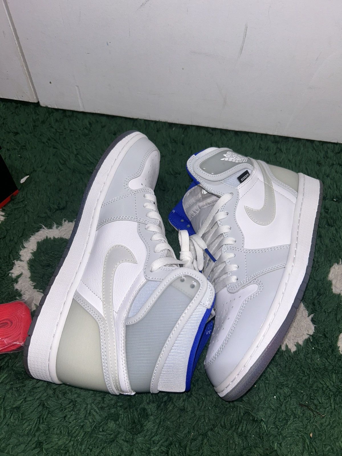 Jordan Brand Size 9.5 - Air Jordan 1 Zoom High Racer Blue Preowned Size US 9.5 / EU 42-43 - 3 Thumbnail