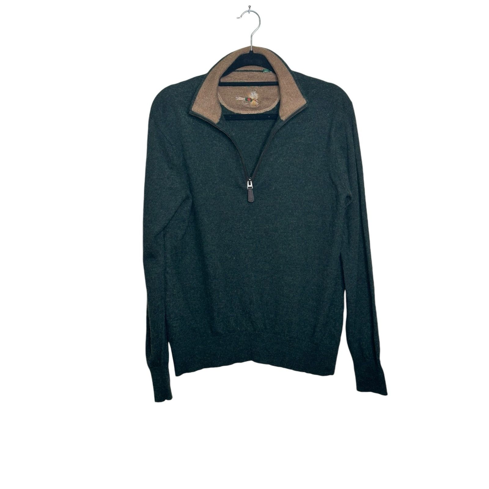 Orvis Orvis dark green 1/4 zip neck pullover sweater size Small Size US S / EU 44-46 / 1 - 7 Thumbnail