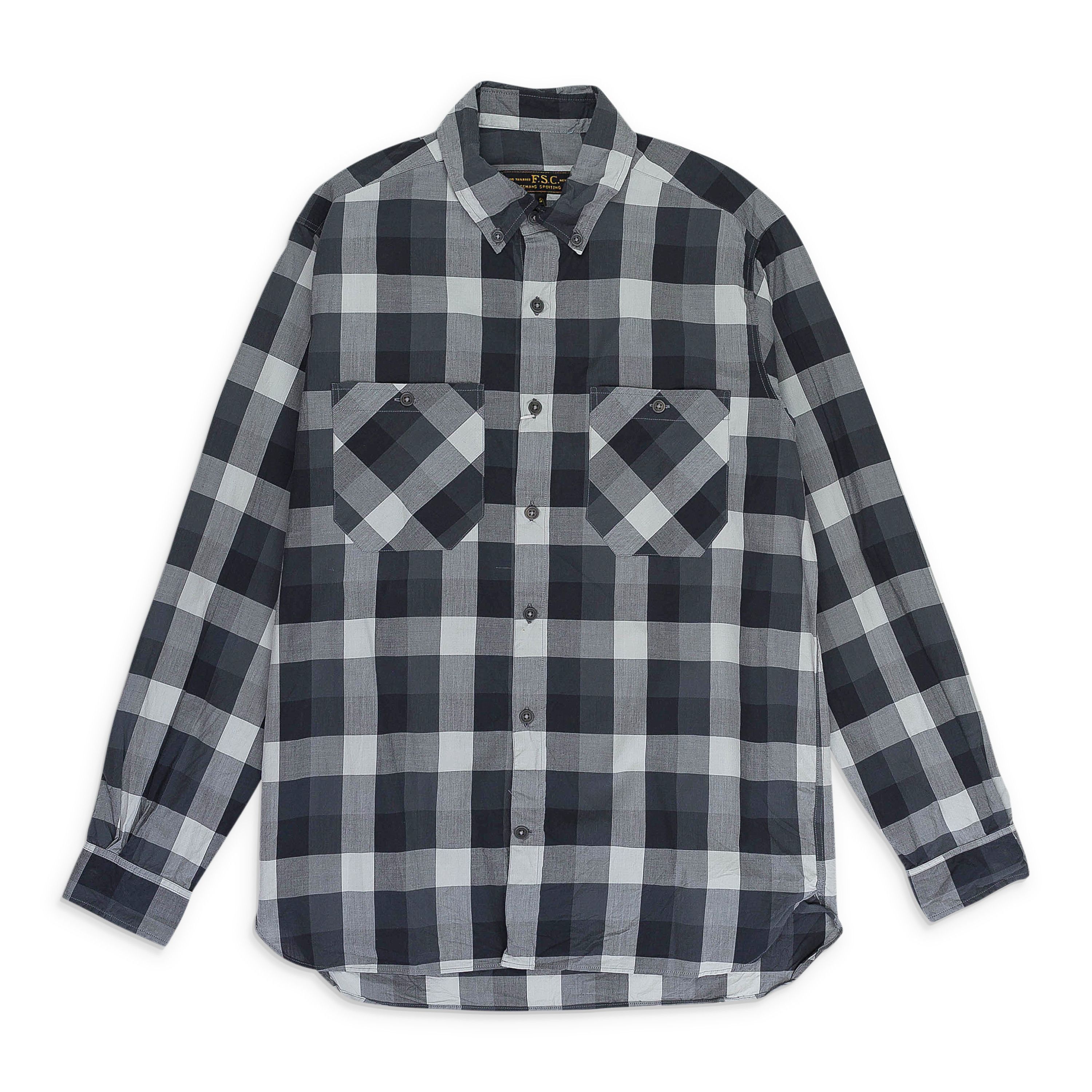 Freemans Sporting Club Grey Checkered Long Sleeve Shirt Size S Size US S / EU 44-46 / 1 - 1 Thumbnail