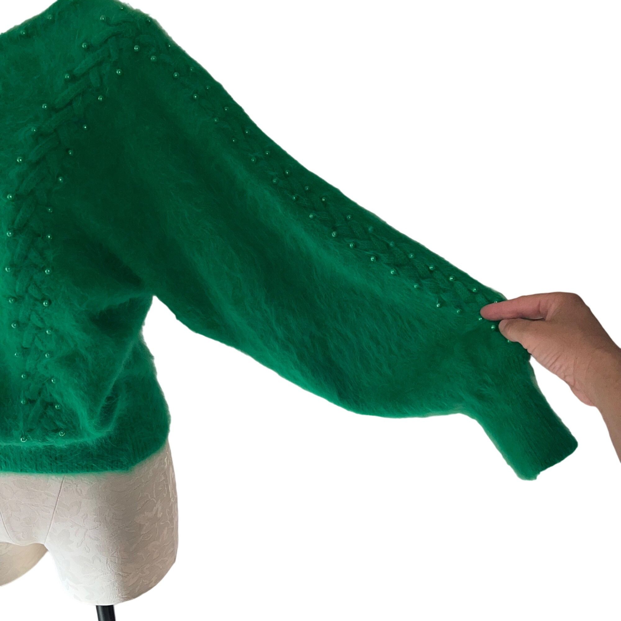 Vintage Vintage Womens Sweater Size Medium Green Size M / US 6-8 / IT 42-44 - 7 Thumbnail