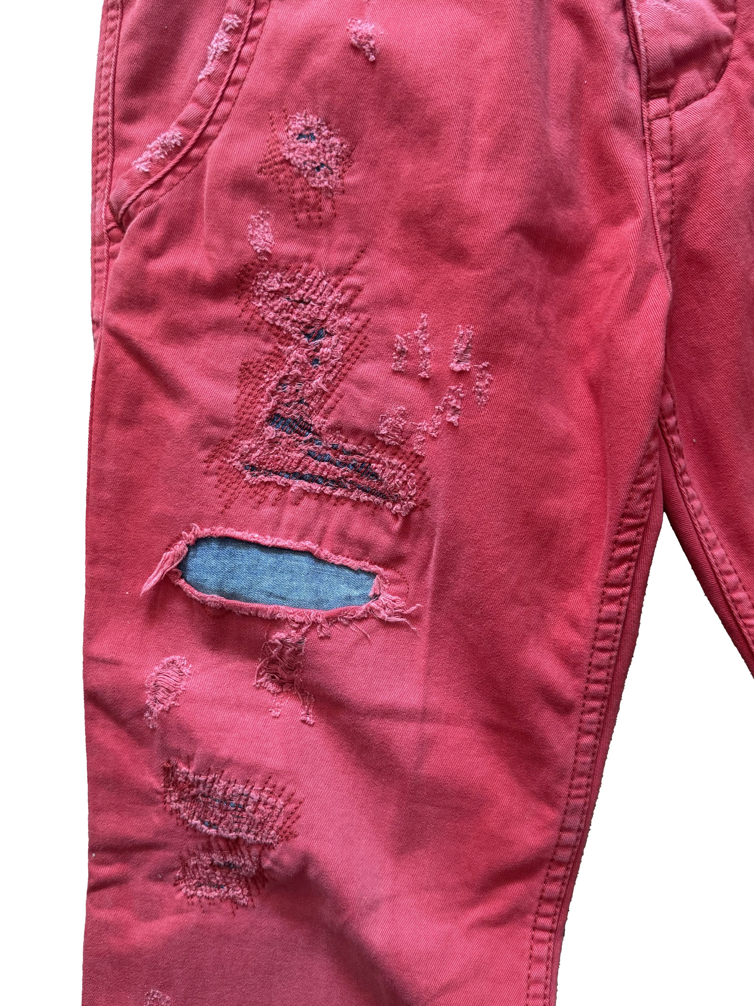 True Religion TRUE RELIGION RED "ROMAN" PATCHWORK Size US 28 / EU 44 - 3 Thumbnail