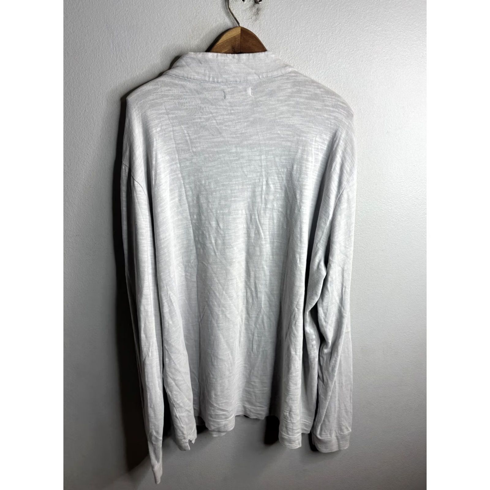 Peter Millar Peter Millar Sweater Mens 2XL Gray 1/4 Zip Mock Neck Lightweight Pullover Knit Long Sleeve Casual Regular Mens Size US XXL / EU 58 / 5 - 5 Thumbnail
