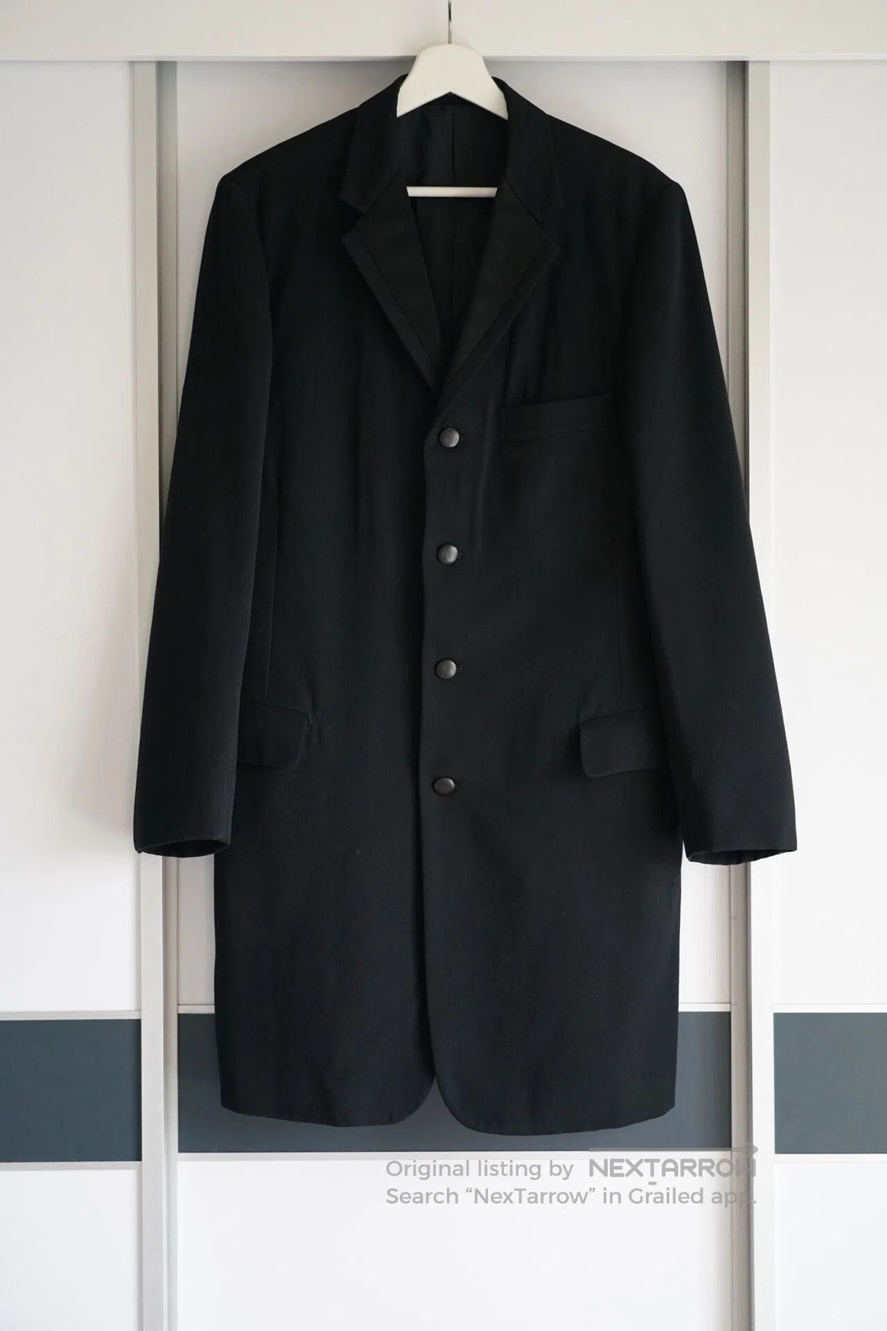Yohji Yamamoto Yohji Yamamoto Black Wool Coat. Size US S / EU 44-46 / 1 - 1 Thumbnail