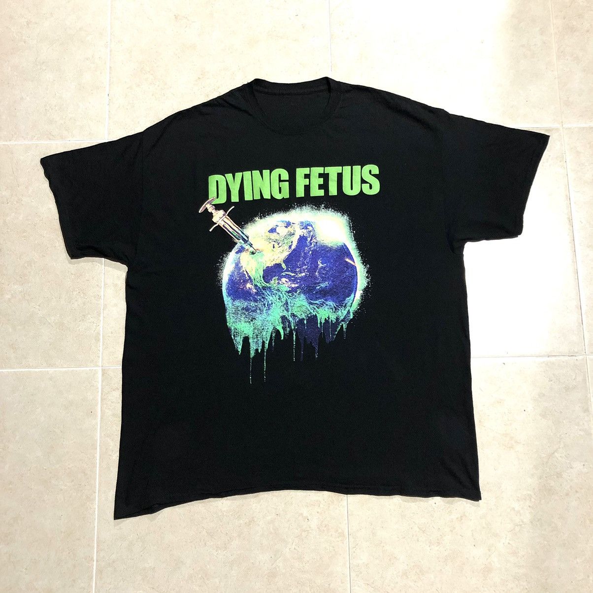 Band Tees Vintage Dying Fetus Heavy Metal Band Rare T Shirt Size US XL / EU 56 / 4 - 2 Thumbnail