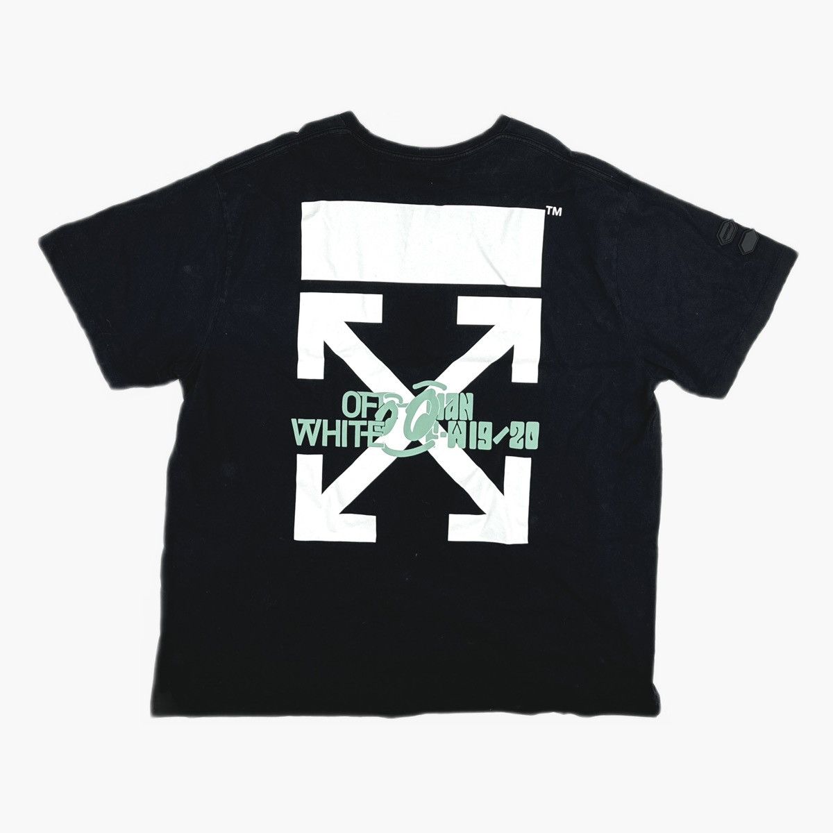 Off-White Off-White FW19 Waterfall Short Sleeve Over Tee Size US L / EU 52-54 / 3 - 2 Thumbnail
