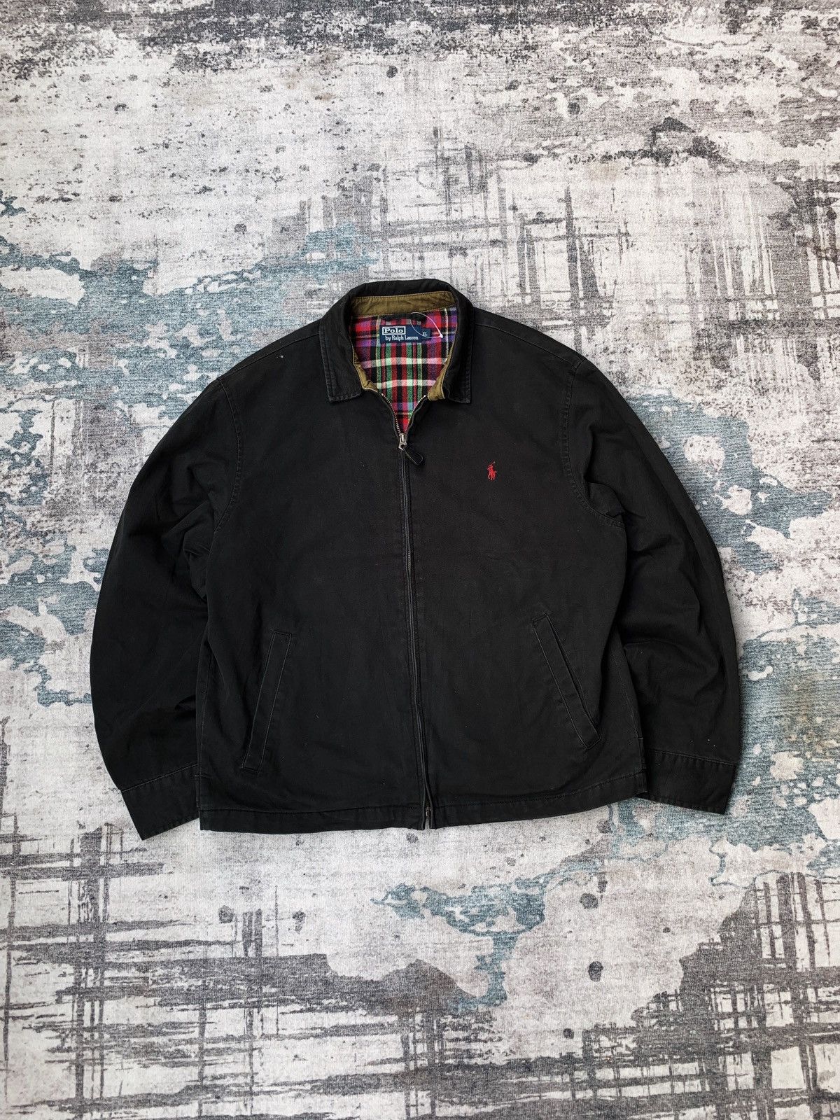 Polo Ralph Lauren Workjacket 90s Polo raplh lauren black Size US XL / EU 56 / 4 - 2 Thumbnail
