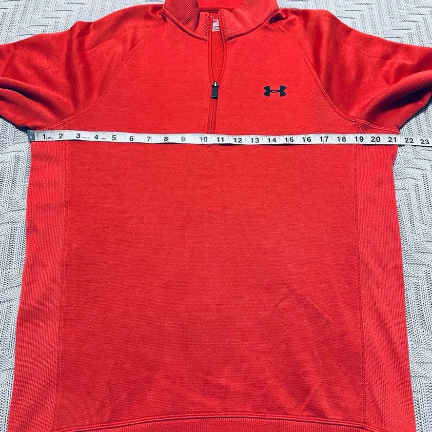 Under Armour Under Armour orange quarter zip loose fit pullover Size US M / EU 48-50 / 2 - 5 Thumbnail