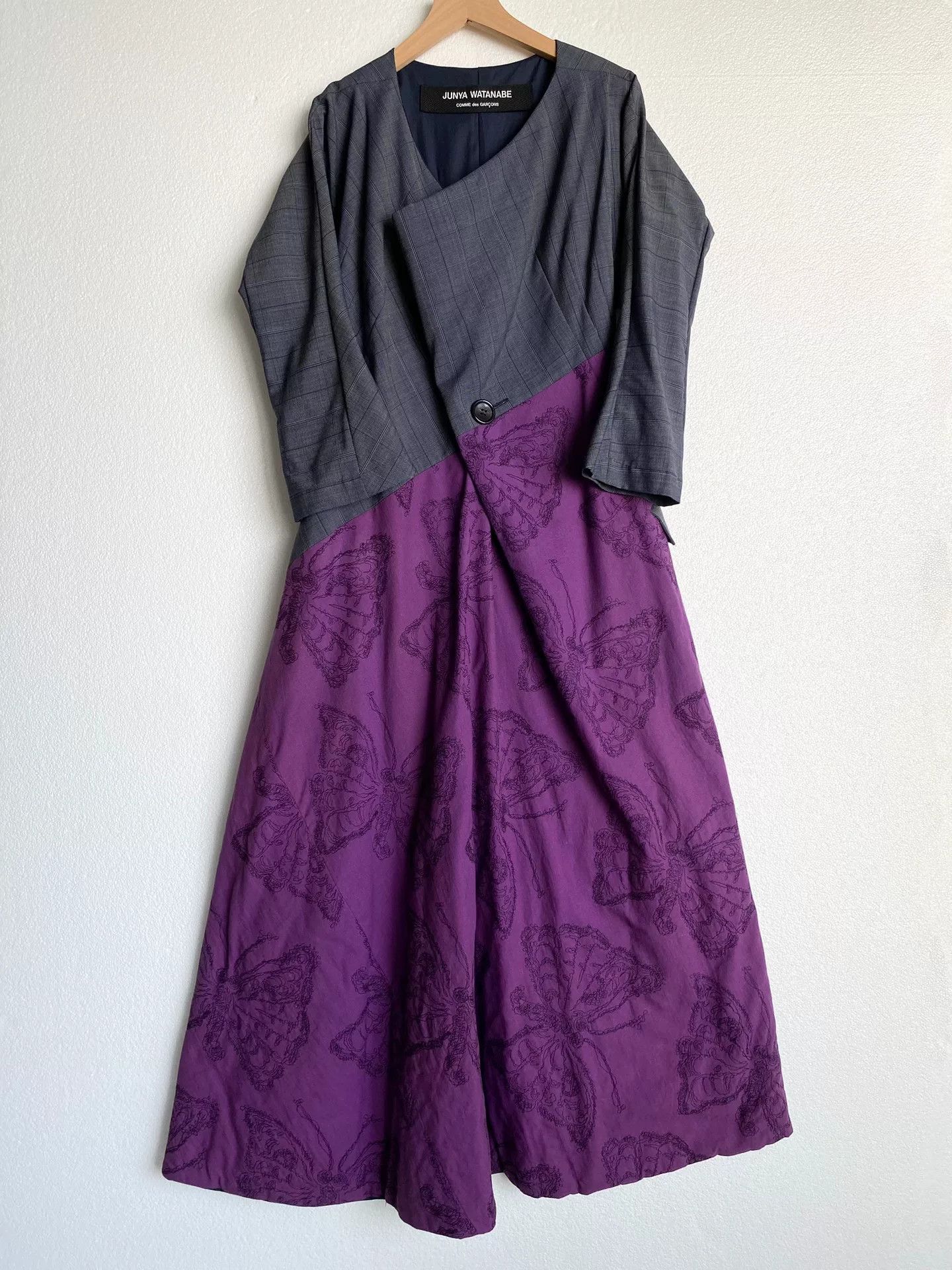 Junya Watanabe unique butterfly embroidered vintage dress Size M / US 6-8 / IT 42-44 - 1 Thumbnail