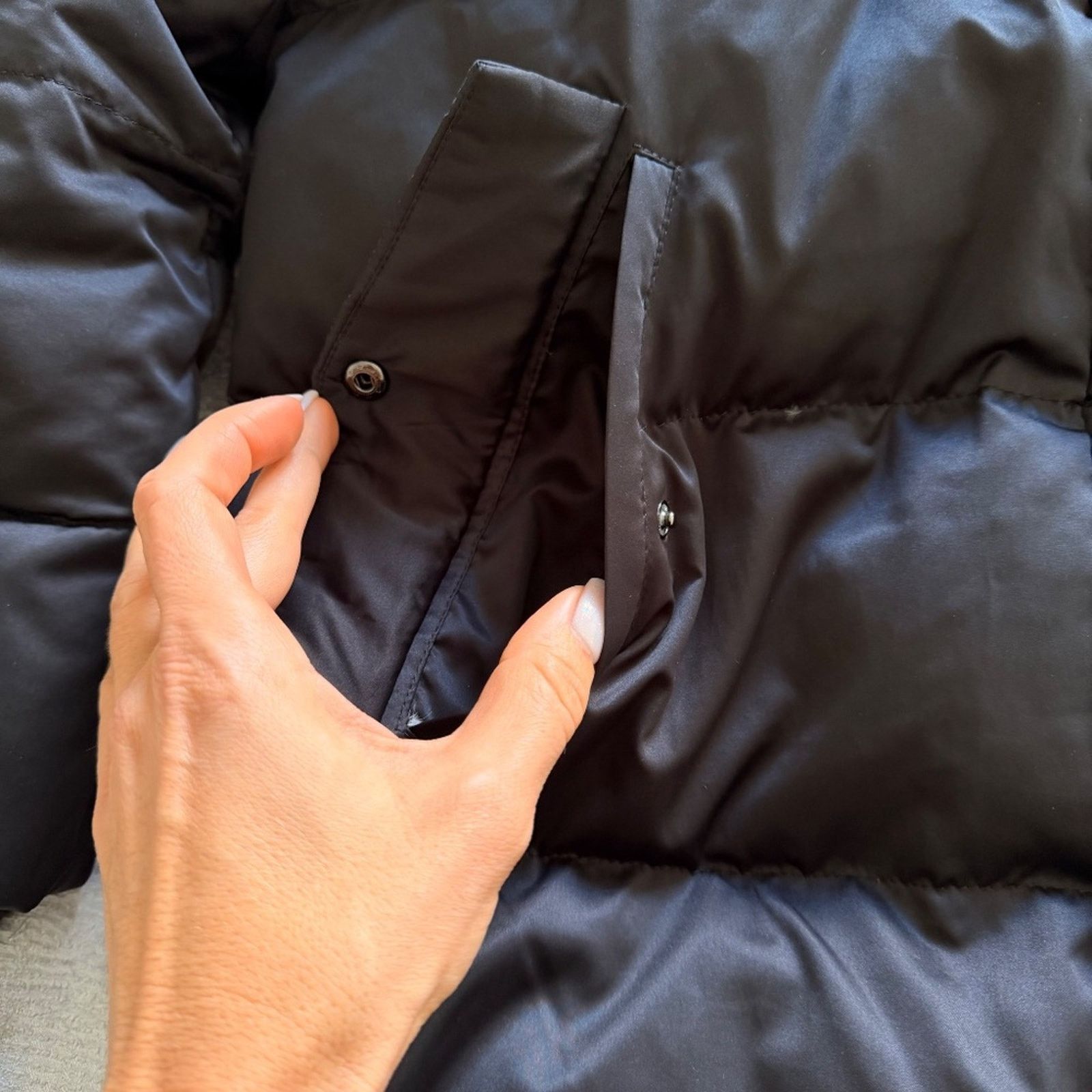 Zara Zara Black Midi Puffer, Silky Exterior Feather Filled Size S Size S / US 4 / IT 40 - 3 Thumbnail