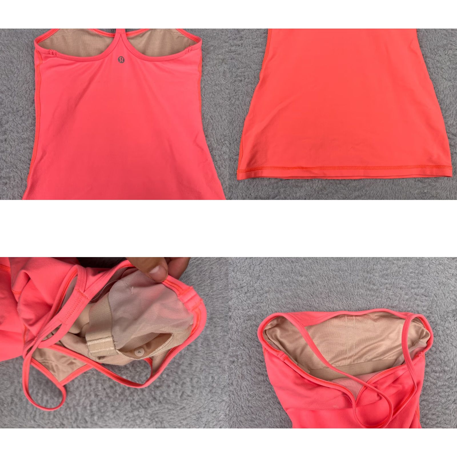 Lululemon Lululemon Shirt Women 4 Pink Power Tank Luon Gym Yoga W1A98S Size S / US 4 / IT 40 - 9 Thumbnail