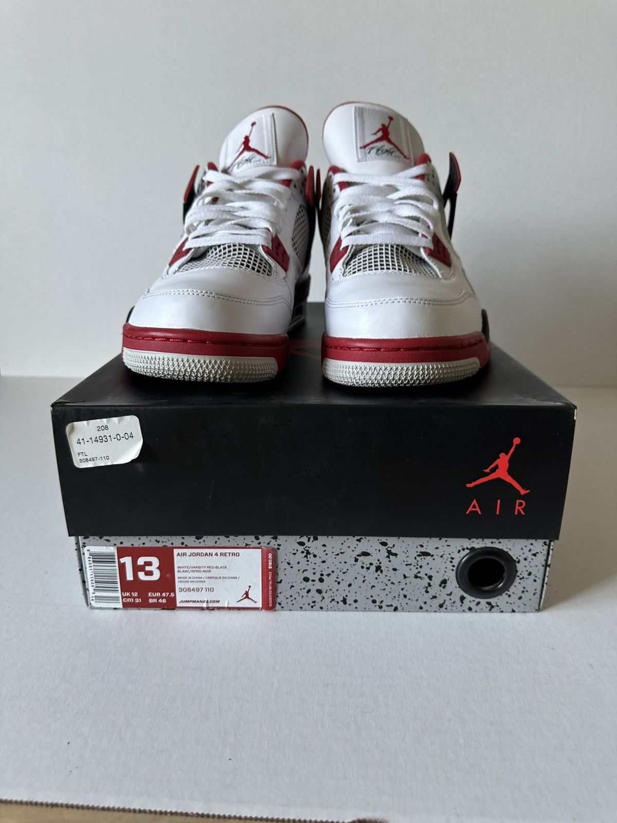 Jordan Brand Jordan 4 Fire Red 2012 Size US 13 / EU 46 - 1 Thumbnail