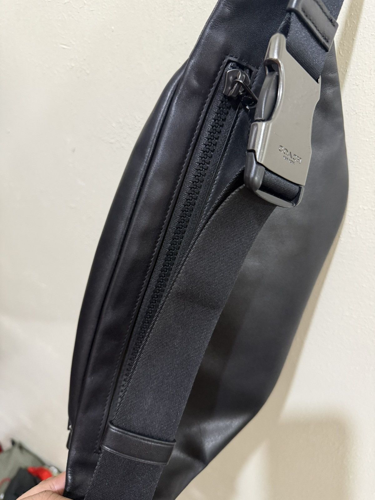 Coach Coach Black Tracker Monogram Waist Bag Size ONE SIZE - 6 Thumbnail