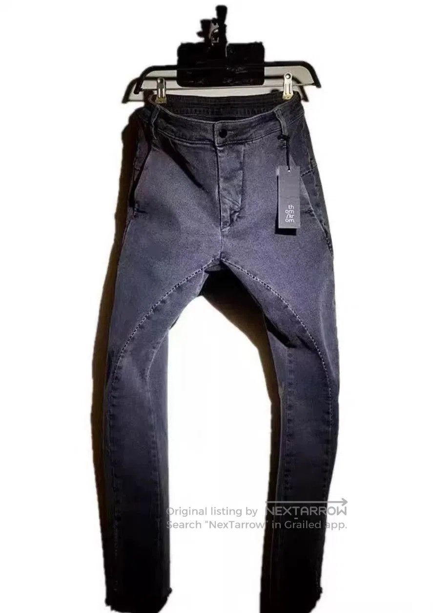 Thom Krom THOM KROM Gray Stretch Washed Pants. Size US 28 / EU 44 - 1 Thumbnail
