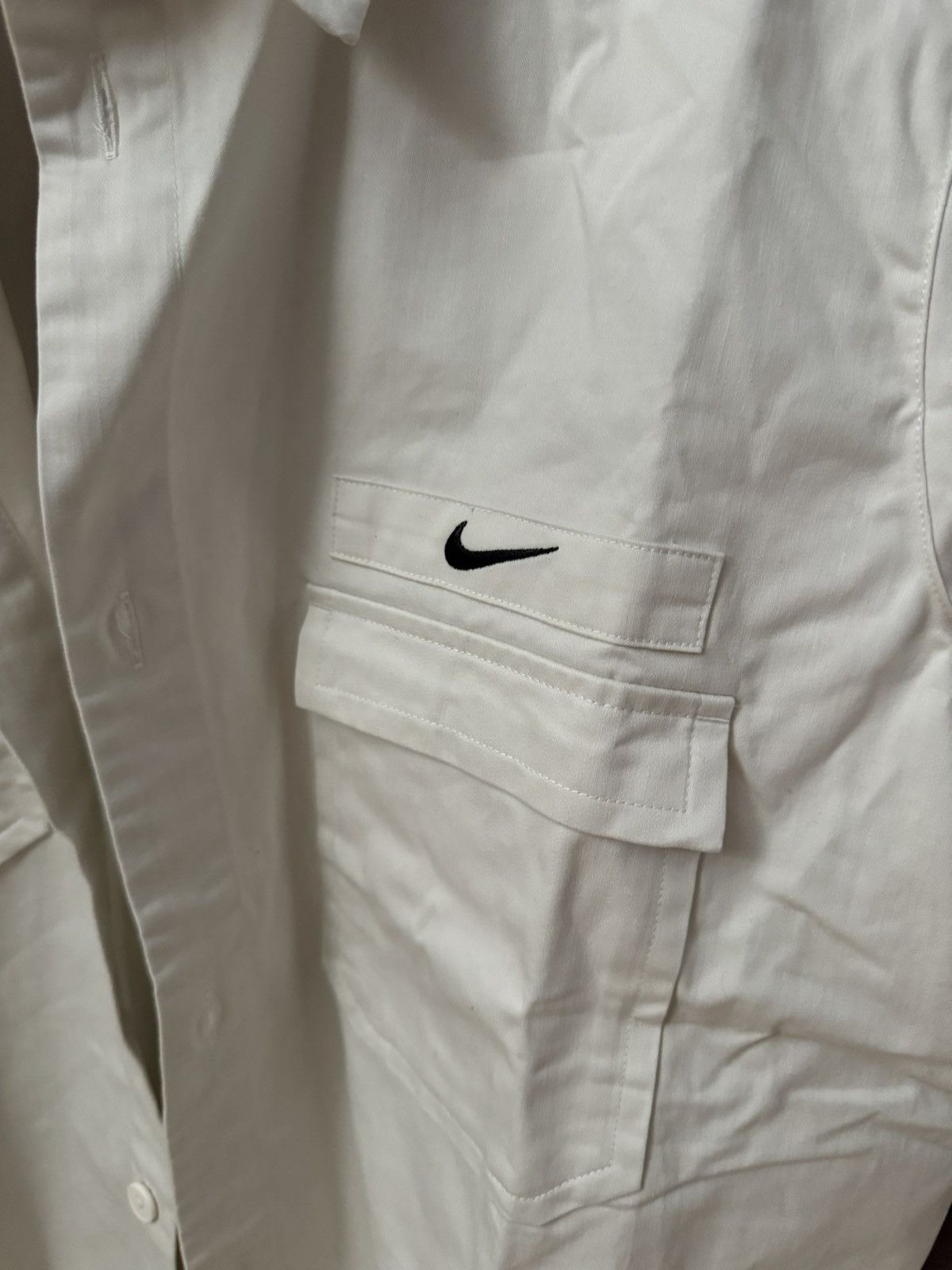 Nike Nike Cream Woven Military Shirt (Size: L) Size US L / EU 52-54 / 3 - 2 Thumbnail