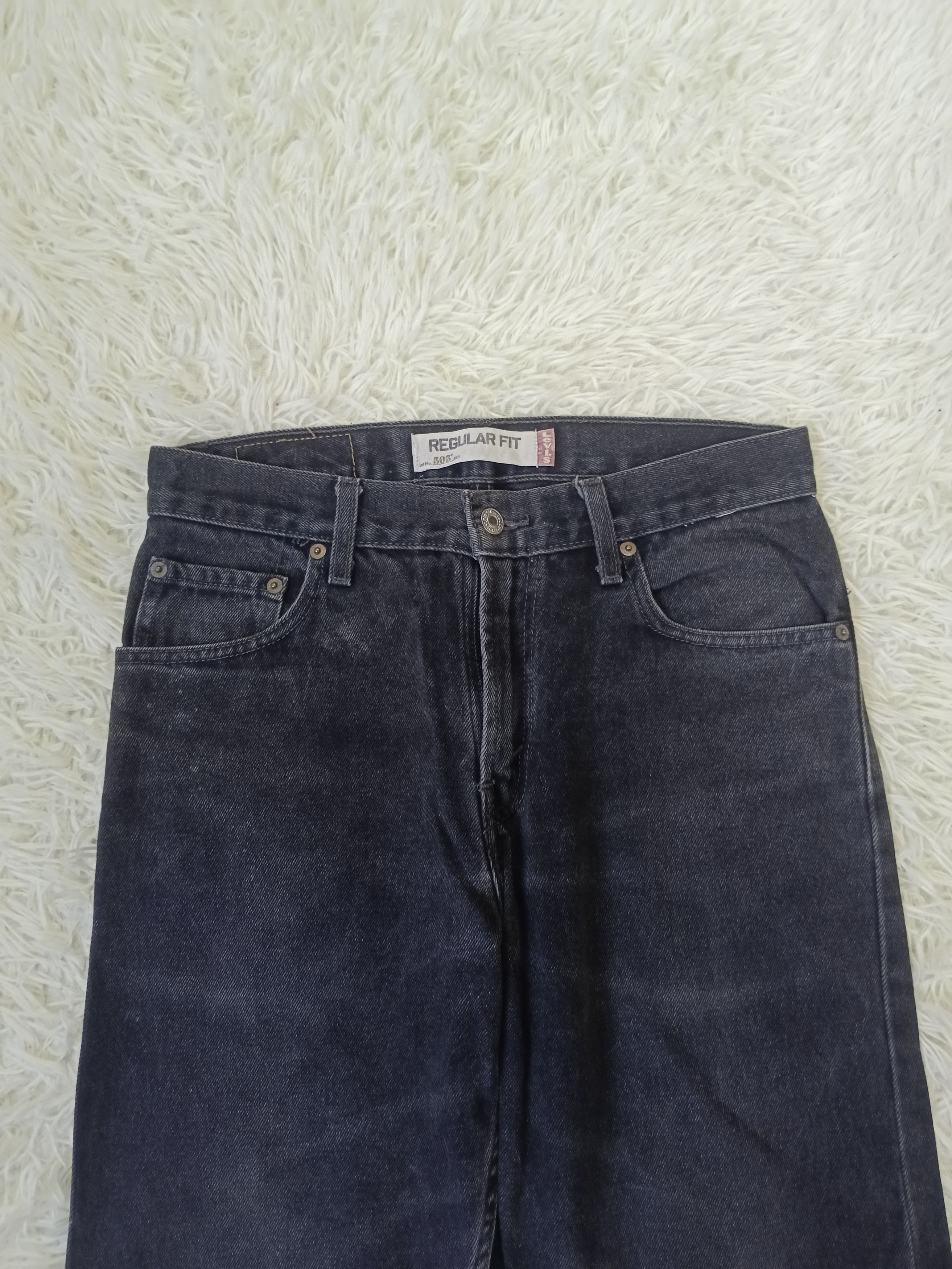 Levi's Vintage Clothing VINTAGE 2000s LEVIS 505 DENIM PANTS Size US 30 / EU 46 - 3 Thumbnail