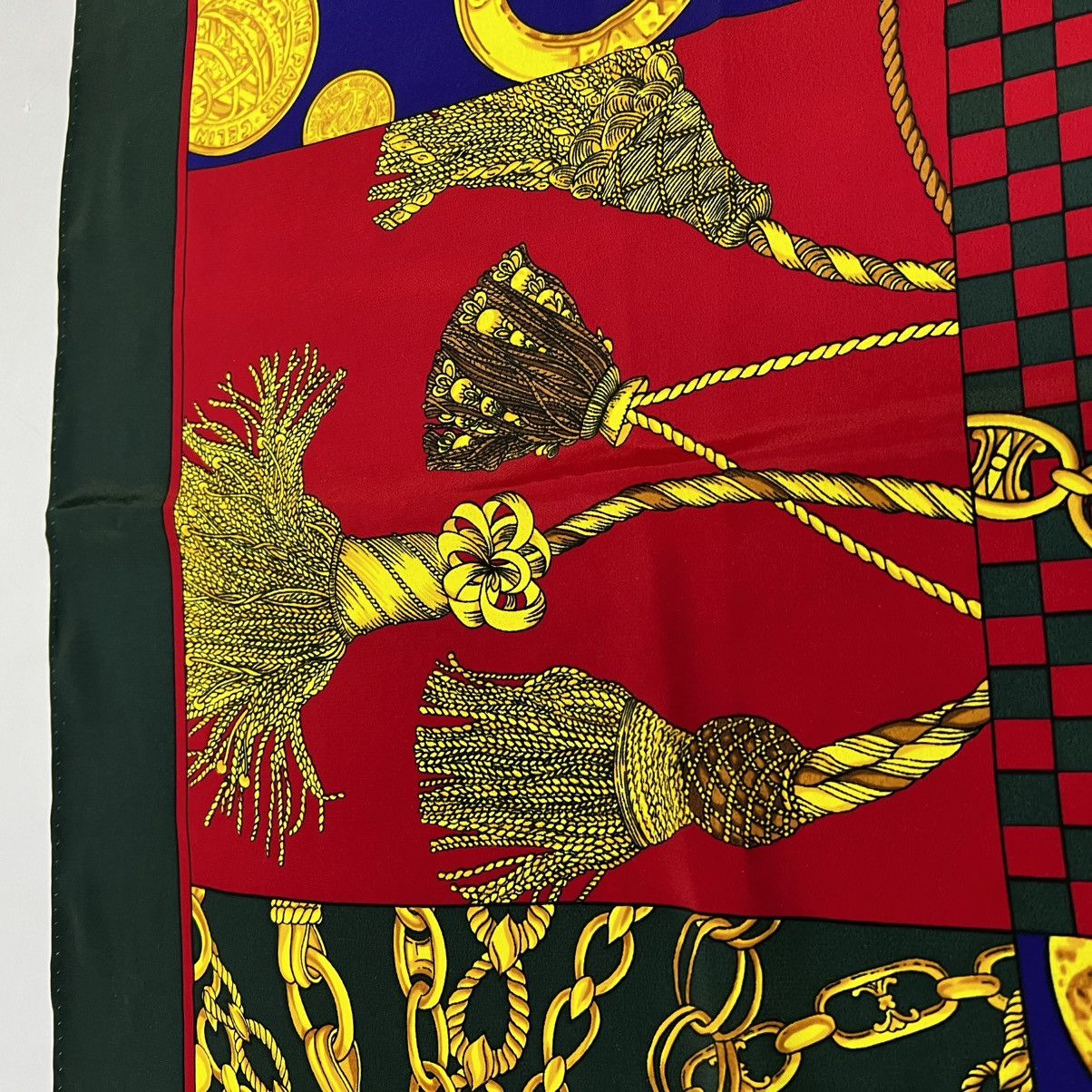 Celine × Vintage Vintage Celine Silk Scarve Scarf Size ONE SIZE - 13 Thumbnail