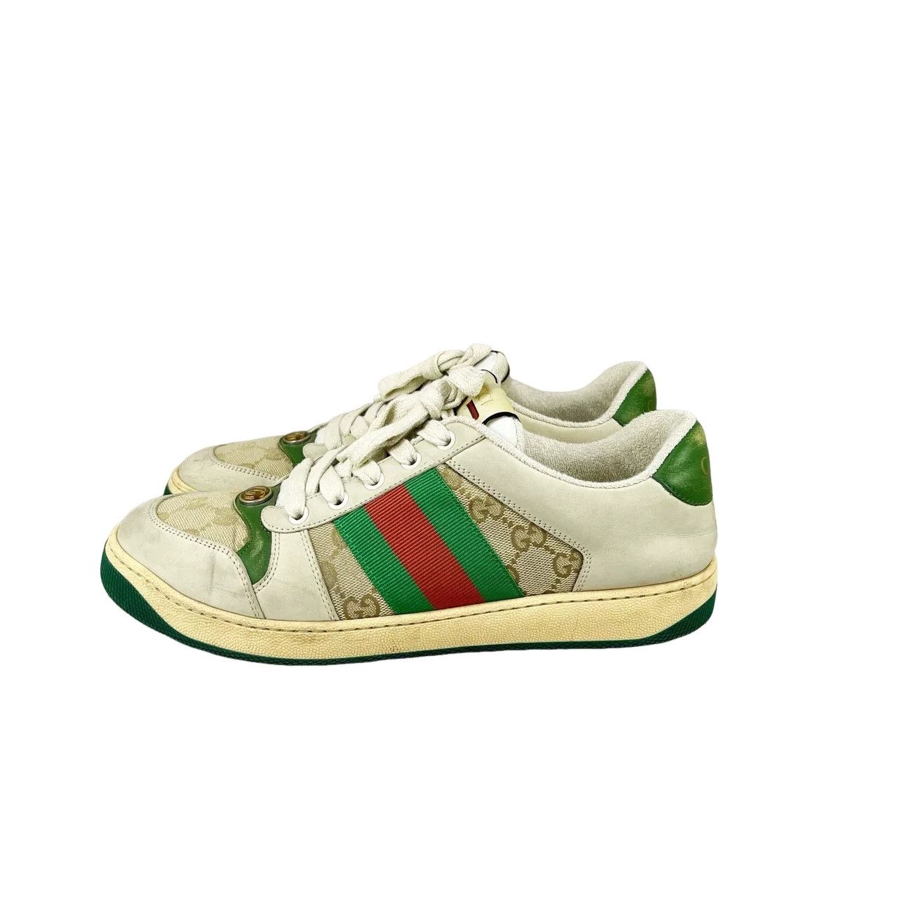 Gucci Gucci Screener GG Canvas Sneakers Size 8 Size US 8 / EU 41 - 1 Thumbnail