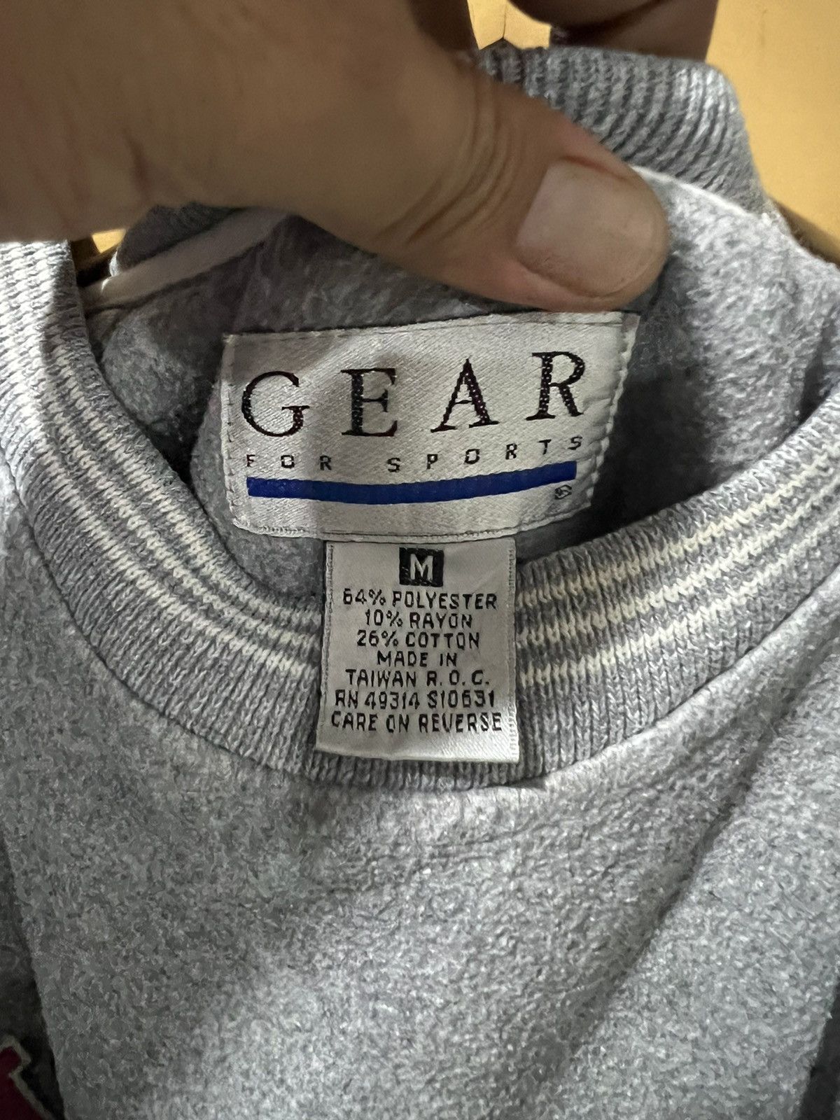 Gear for Sports 🔥Real Vintage Gear For Sports Nebraska Crewneck Sweatshirt Size US M / EU 48-50 / 2 - 12 Thumbnail